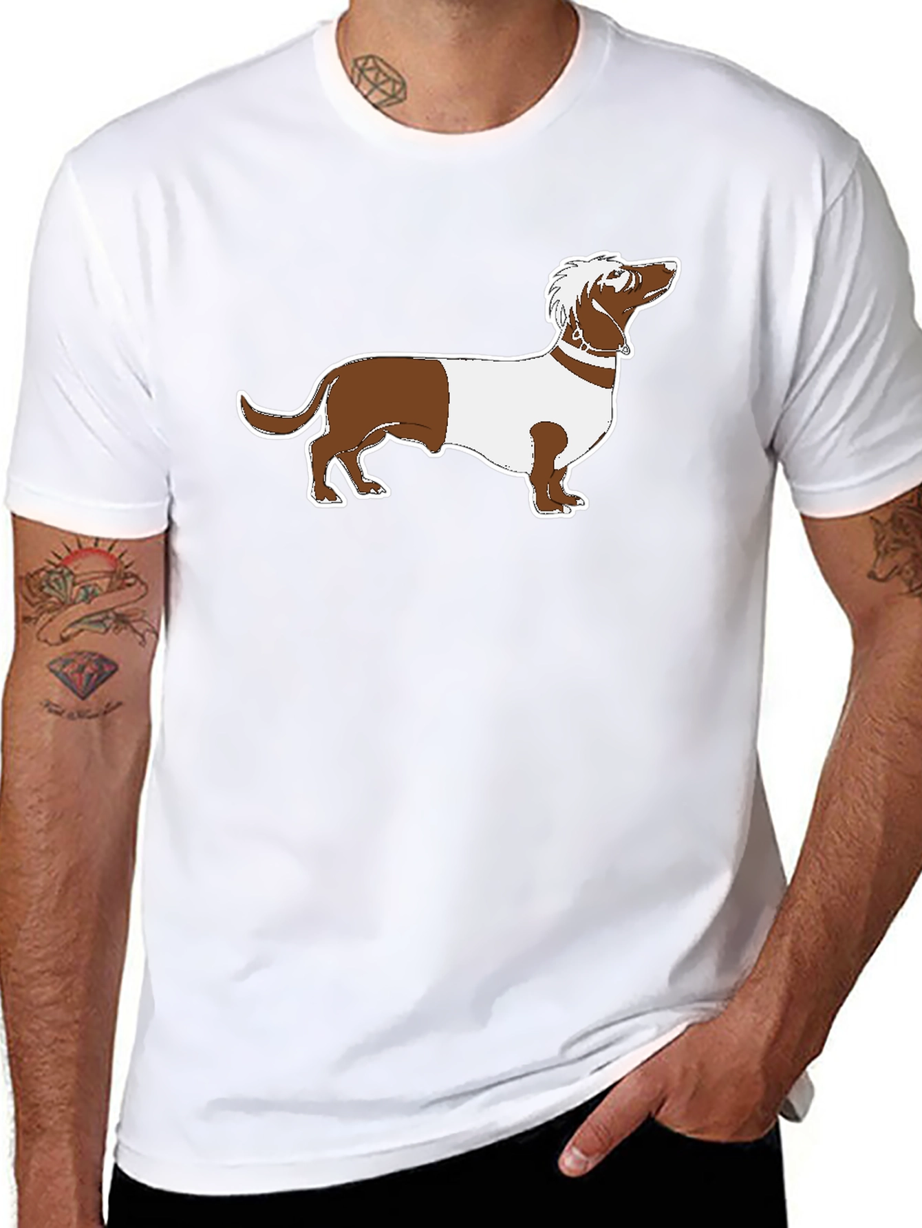Dachshund Graphic T-Shirt - Unique Dog Lover Tee