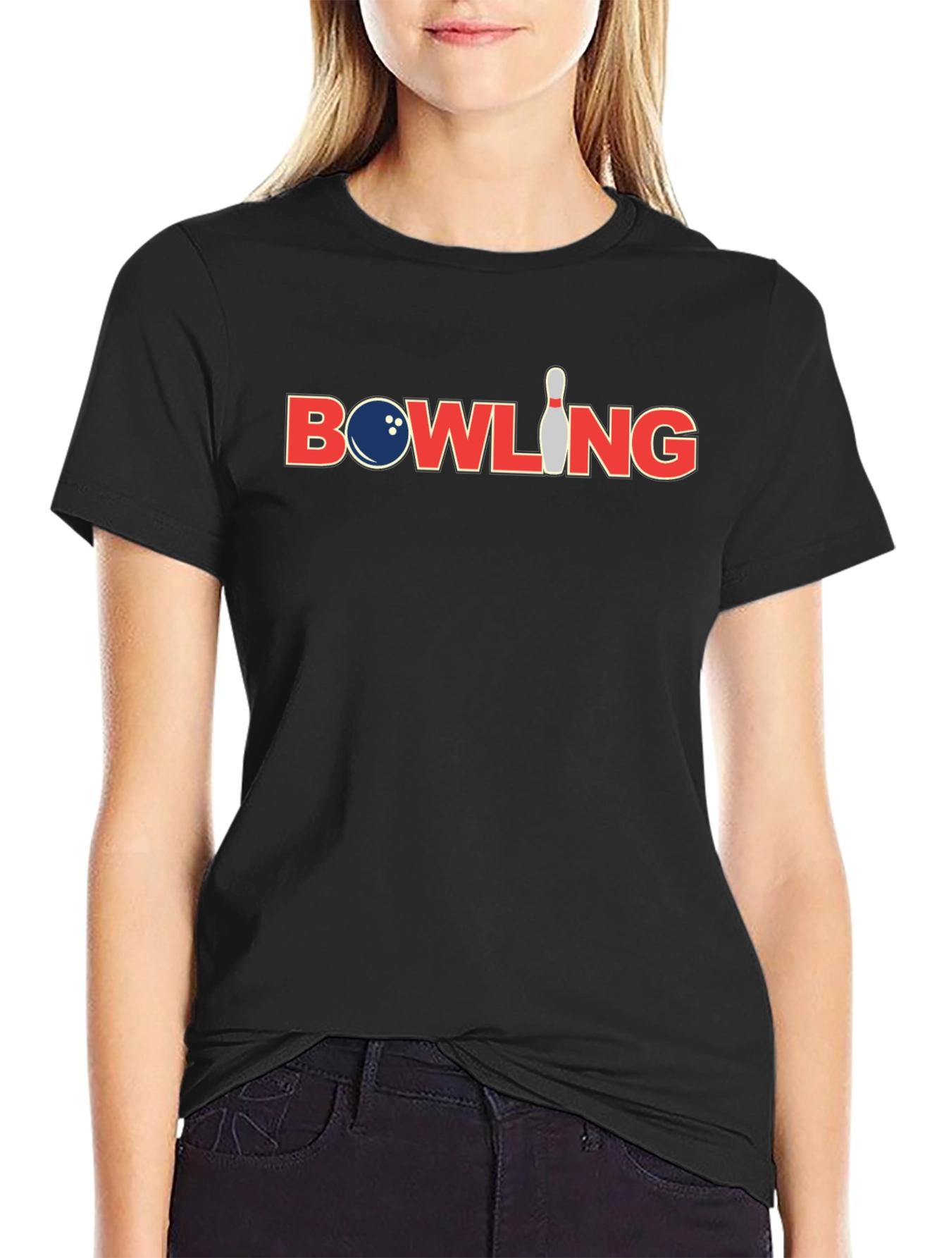 Bowling Graphic Tee - Strike Style!