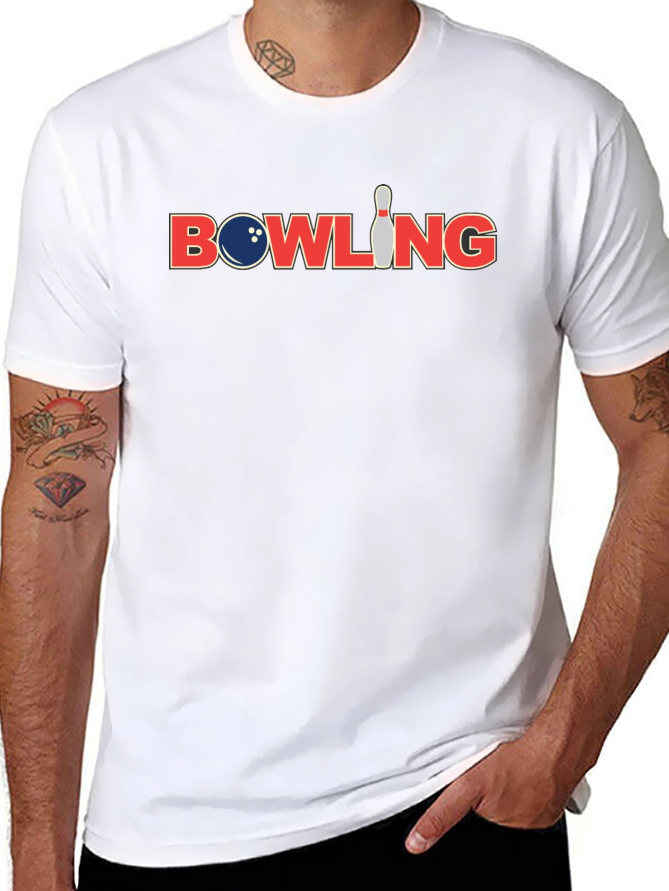 Bowling Graphic Tee - Strike Style!