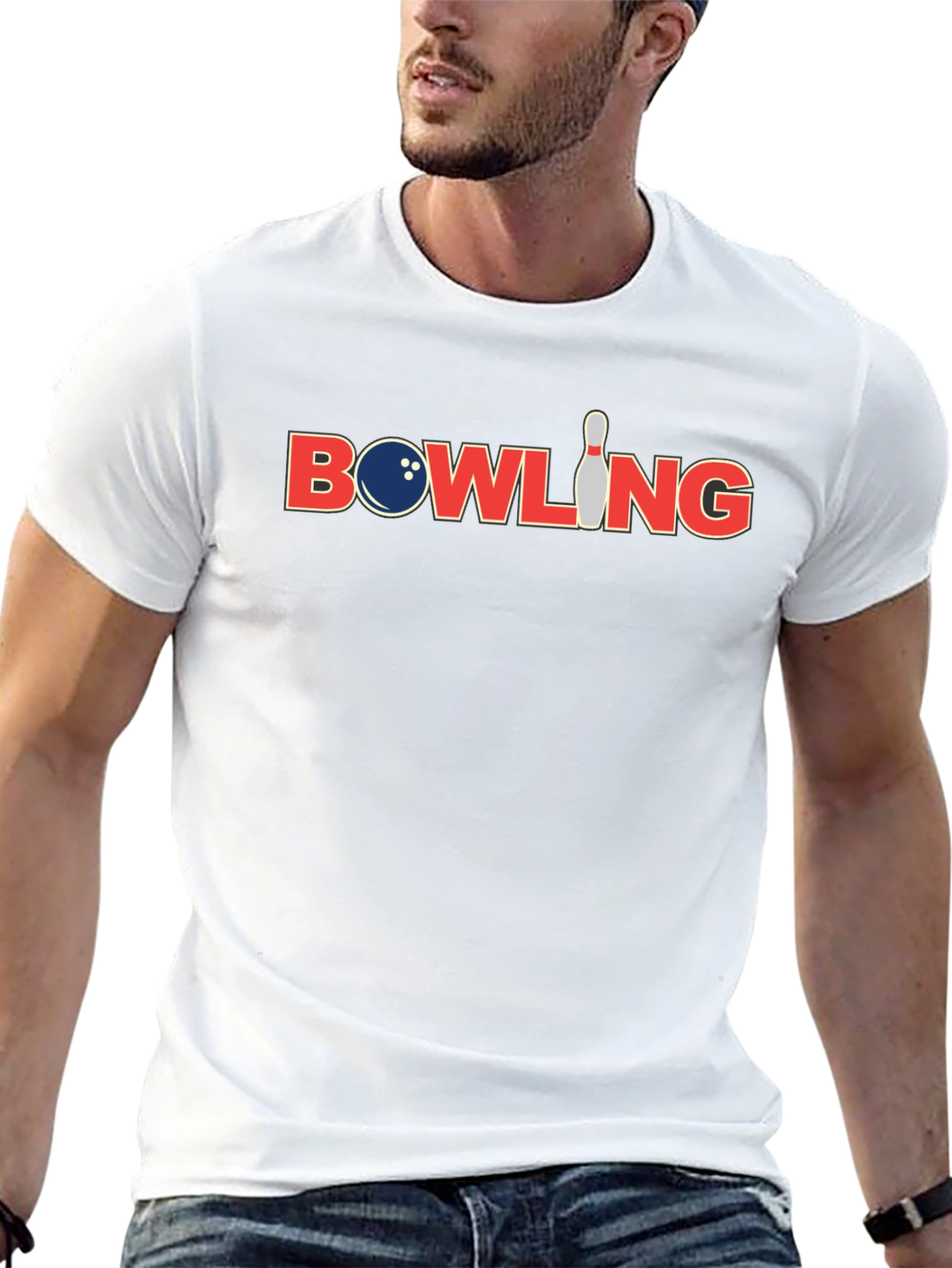 Bowling Graphic Tee - Strike Style!