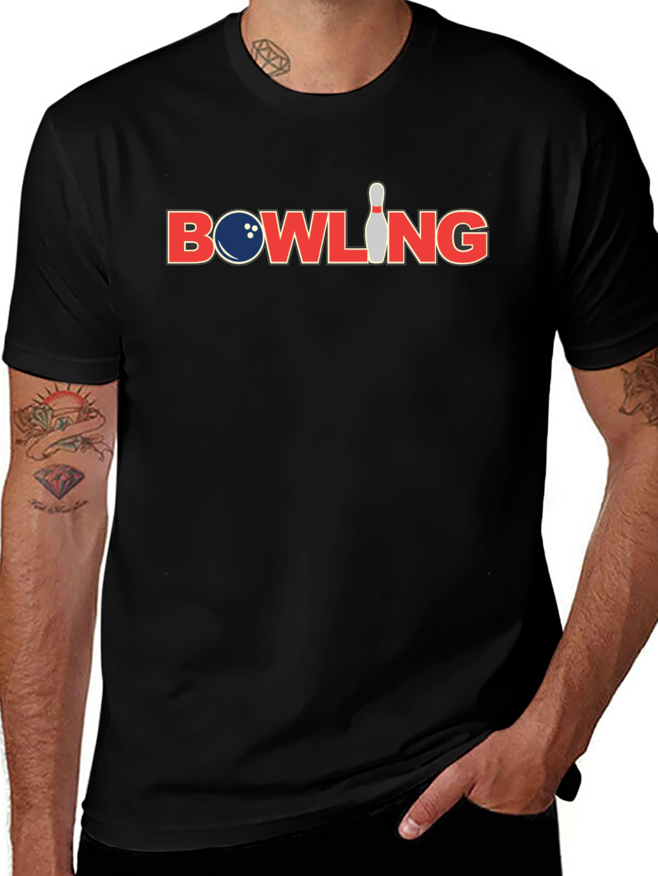Bowling Graphic Tee - Strike Style!
