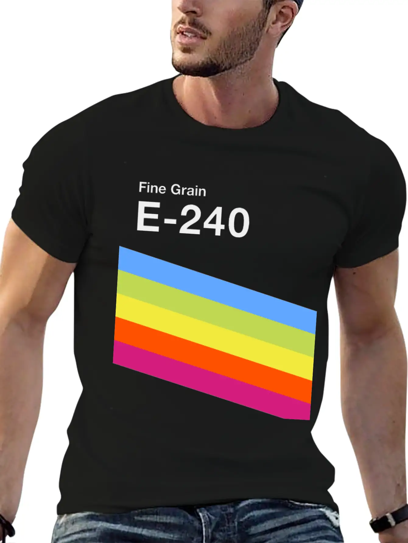 VHS Cassette, Case E-240 - Retrowave Art Stylish Everyday T-Shirt – Unisex Basic Cotton Tee