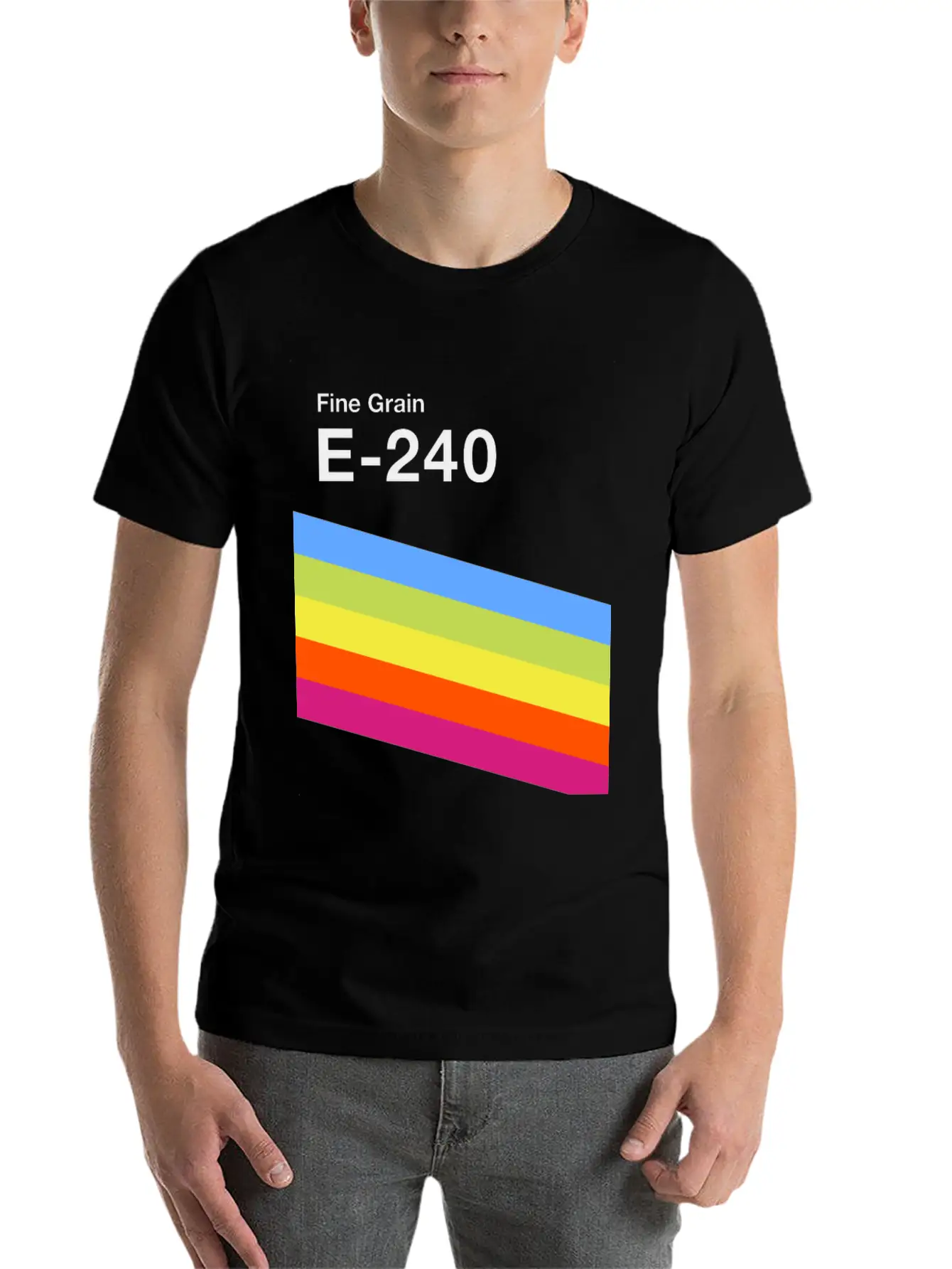 VHS Cassette, Case E-240 - Retrowave Art Stylish Everyday T-Shirt – Unisex Basic Cotton Tee