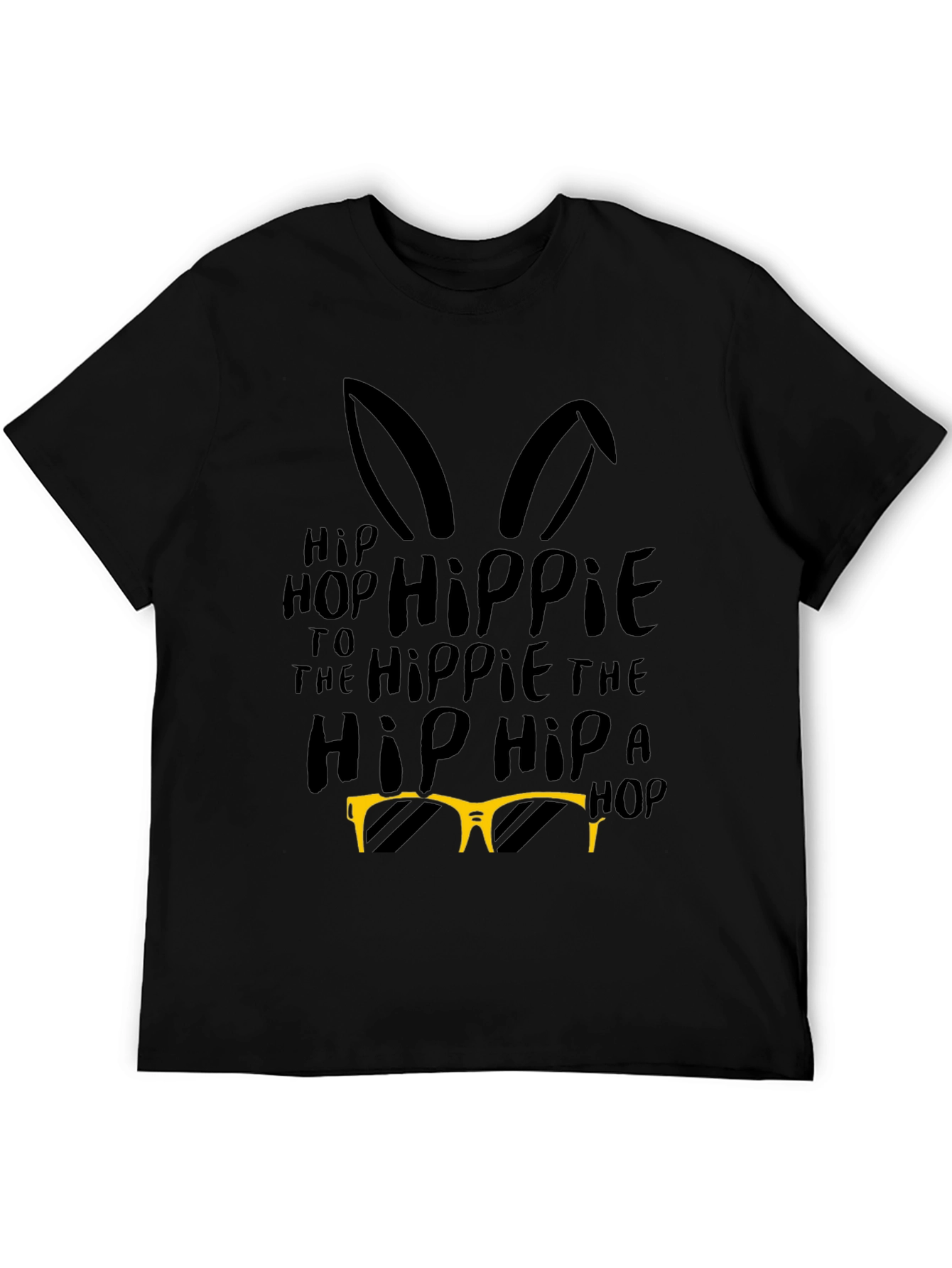 Hip Hop Hippie Easter Bunny T-Shirt