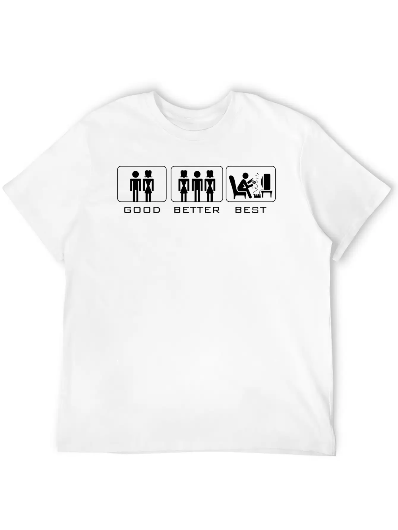 Video Game - Good Bettter Best Timeless Short Sleeve Tee – Comfy And Minimalist Design
