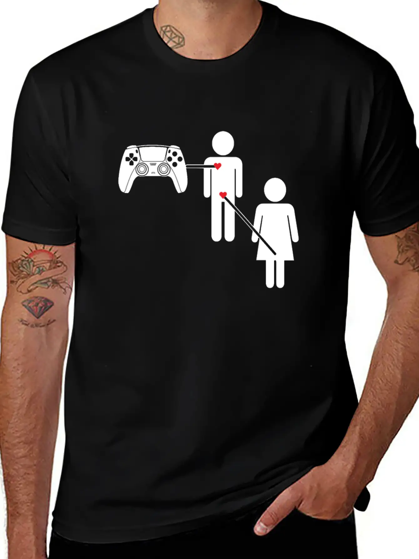 Video Games Gaming Video Gamer Gaming Controller Basic Graphic T-Shirt – Daily Comfort In Soft Cotton