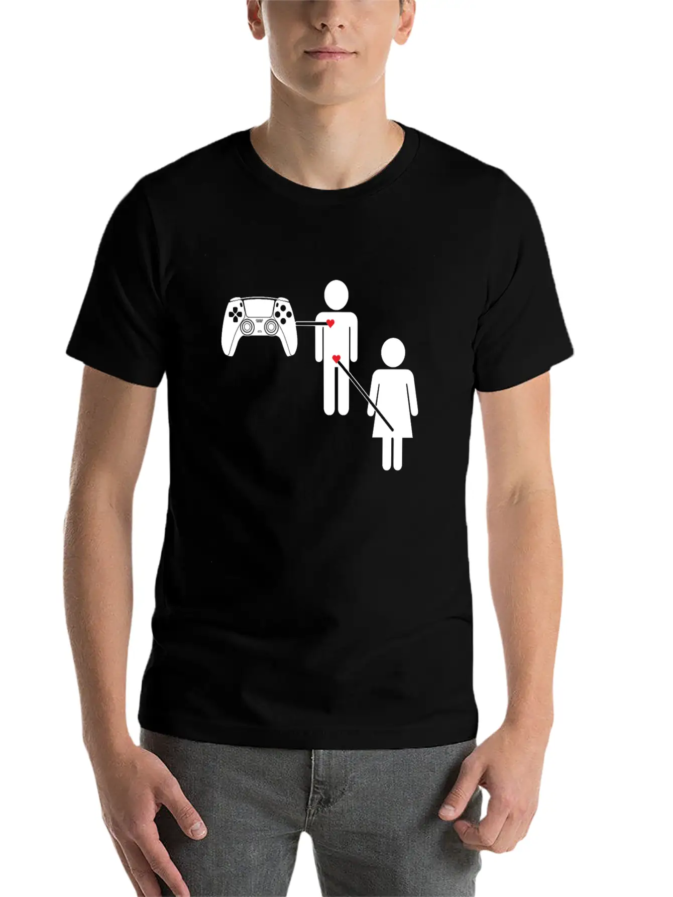 Video Games Gaming Video Gamer Gaming Controller Basic Graphic T-Shirt – Daily Comfort In Soft Cotton
