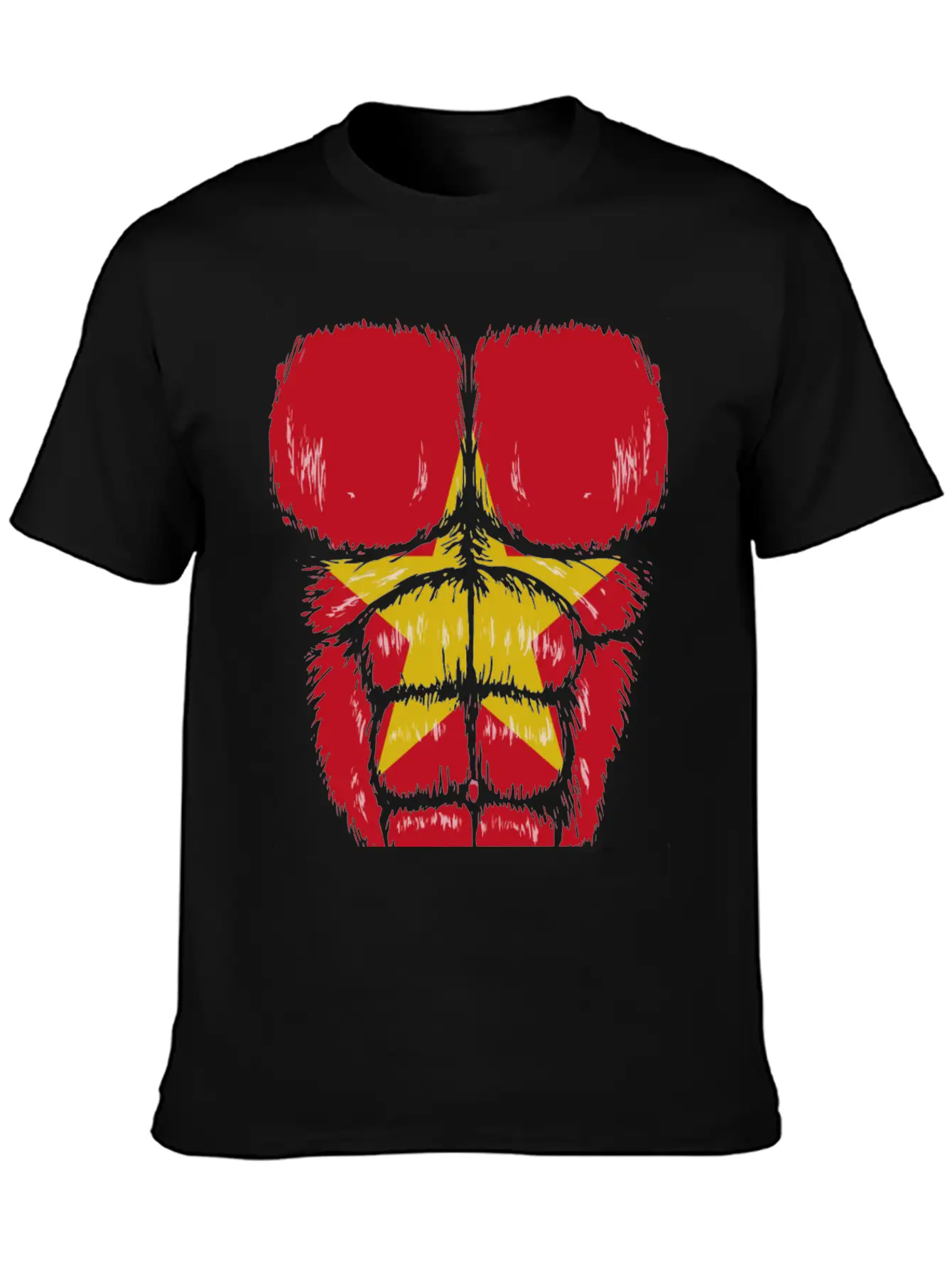 Vietnam Flag Hulk Muscles Timeless Short Sleeve Tee – Comfy And Minimalist Design