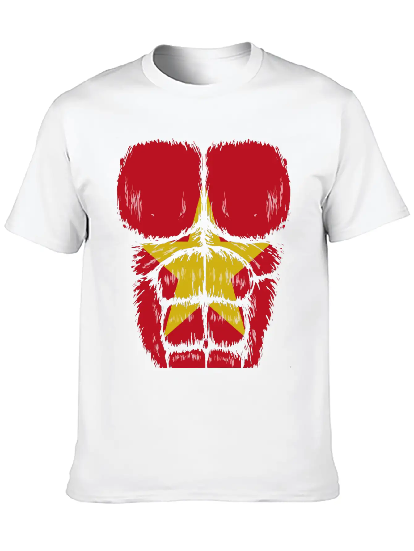 Vietnam Flag Hulk Muscles Timeless Short Sleeve Tee – Comfy And Minimalist Design
