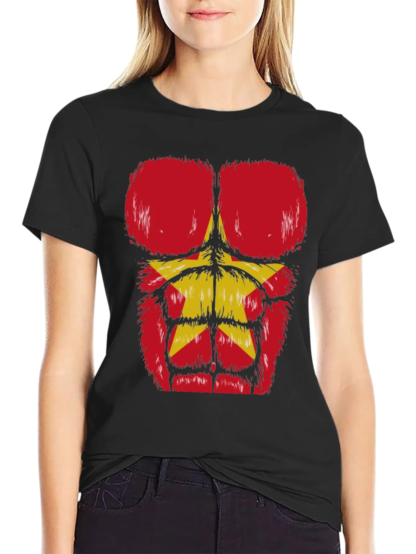 Vietnam Flag Hulk Muscles Timeless Short Sleeve Tee – Comfy And Minimalist Design