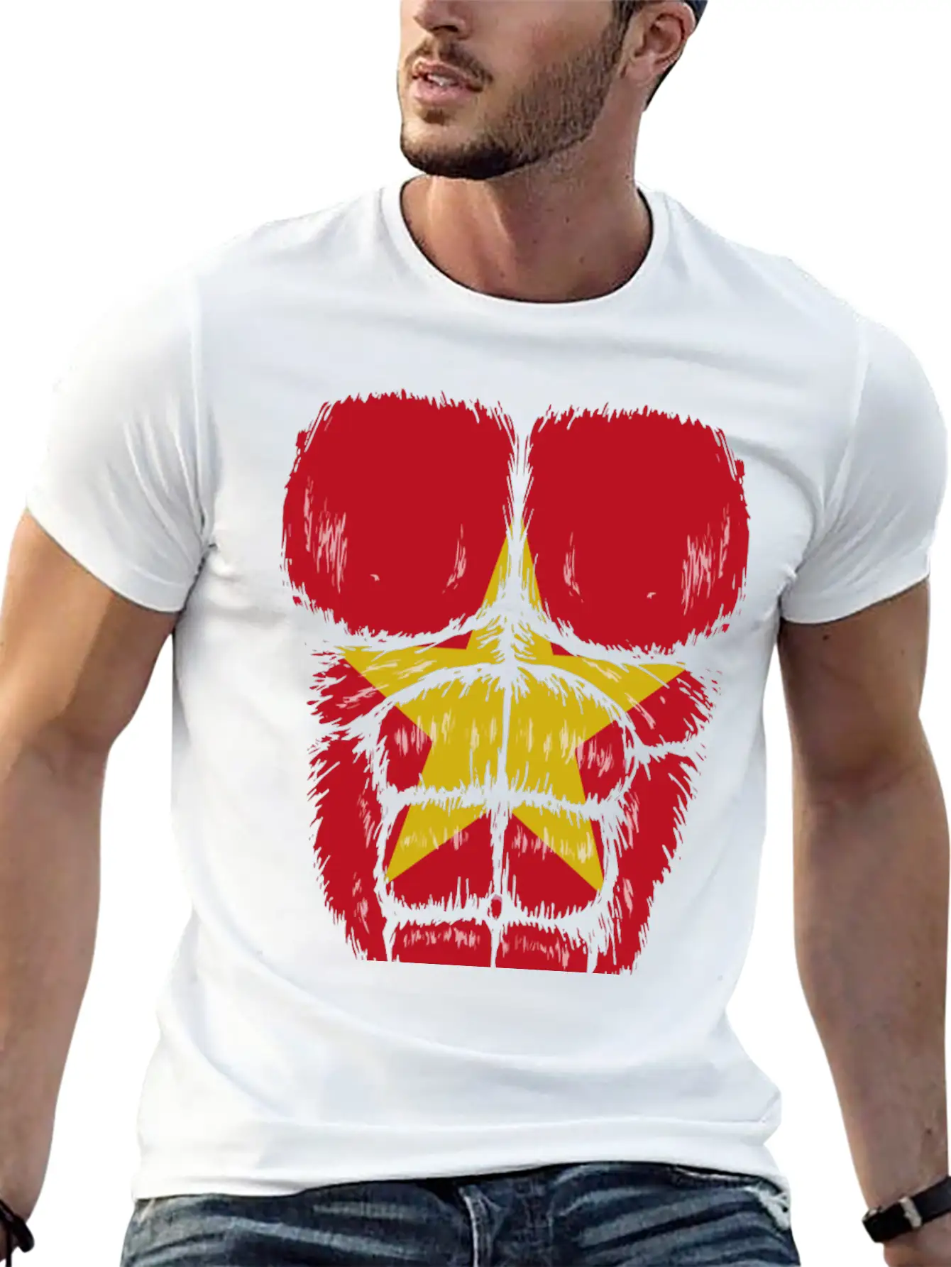 Vietnam Flag Hulk Muscles Timeless Short Sleeve Tee – Comfy And Minimalist Design