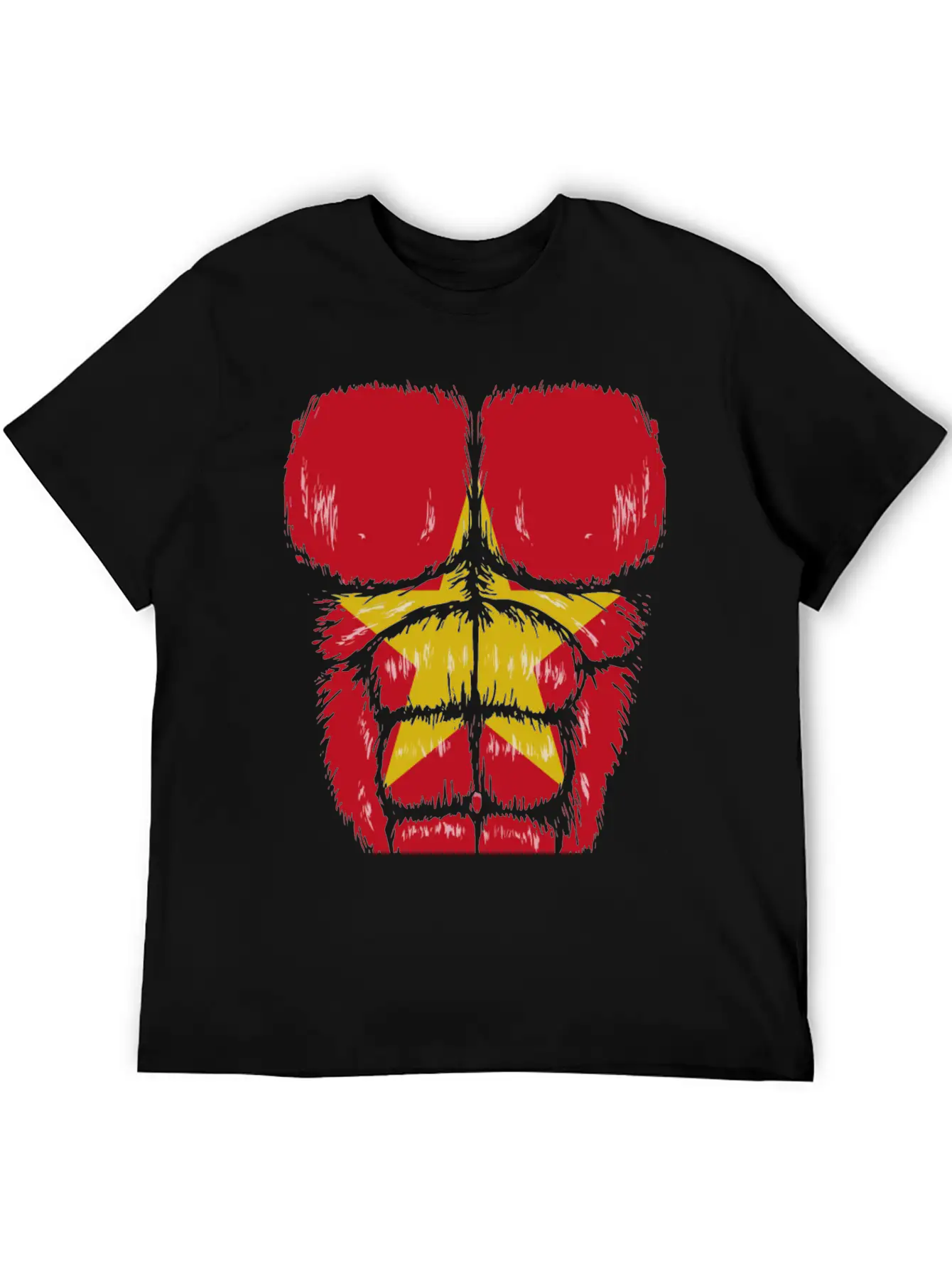Vietnam Flag Hulk Muscles Timeless Short Sleeve Tee – Comfy And Minimalist Design