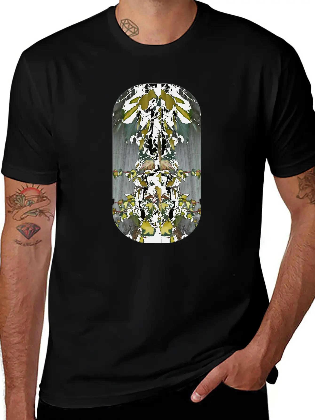 Vines Comfortable Minimalist Graphic Tee – Summer Style Essential