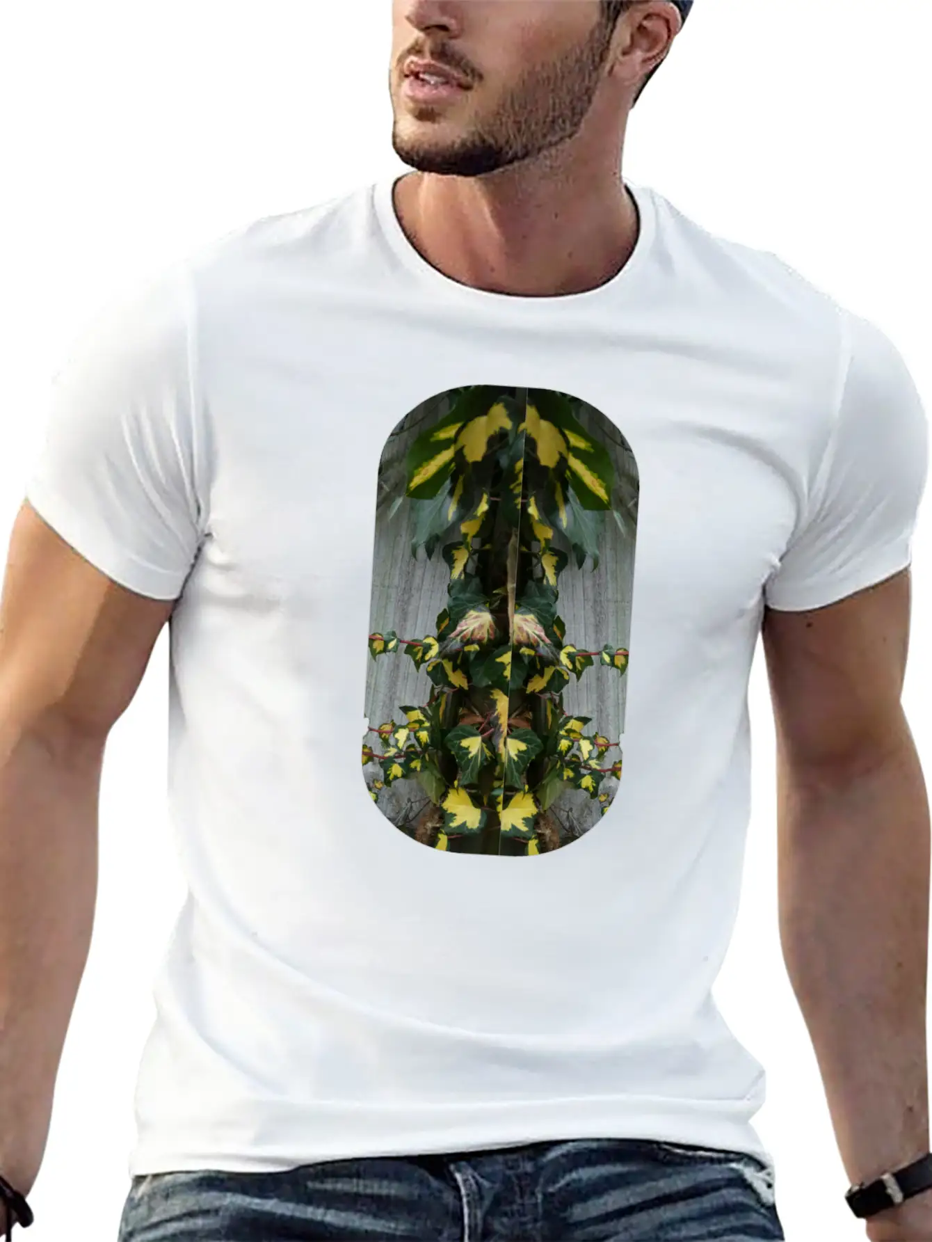 Vines Comfortable Minimalist Graphic Tee – Summer Style Essential