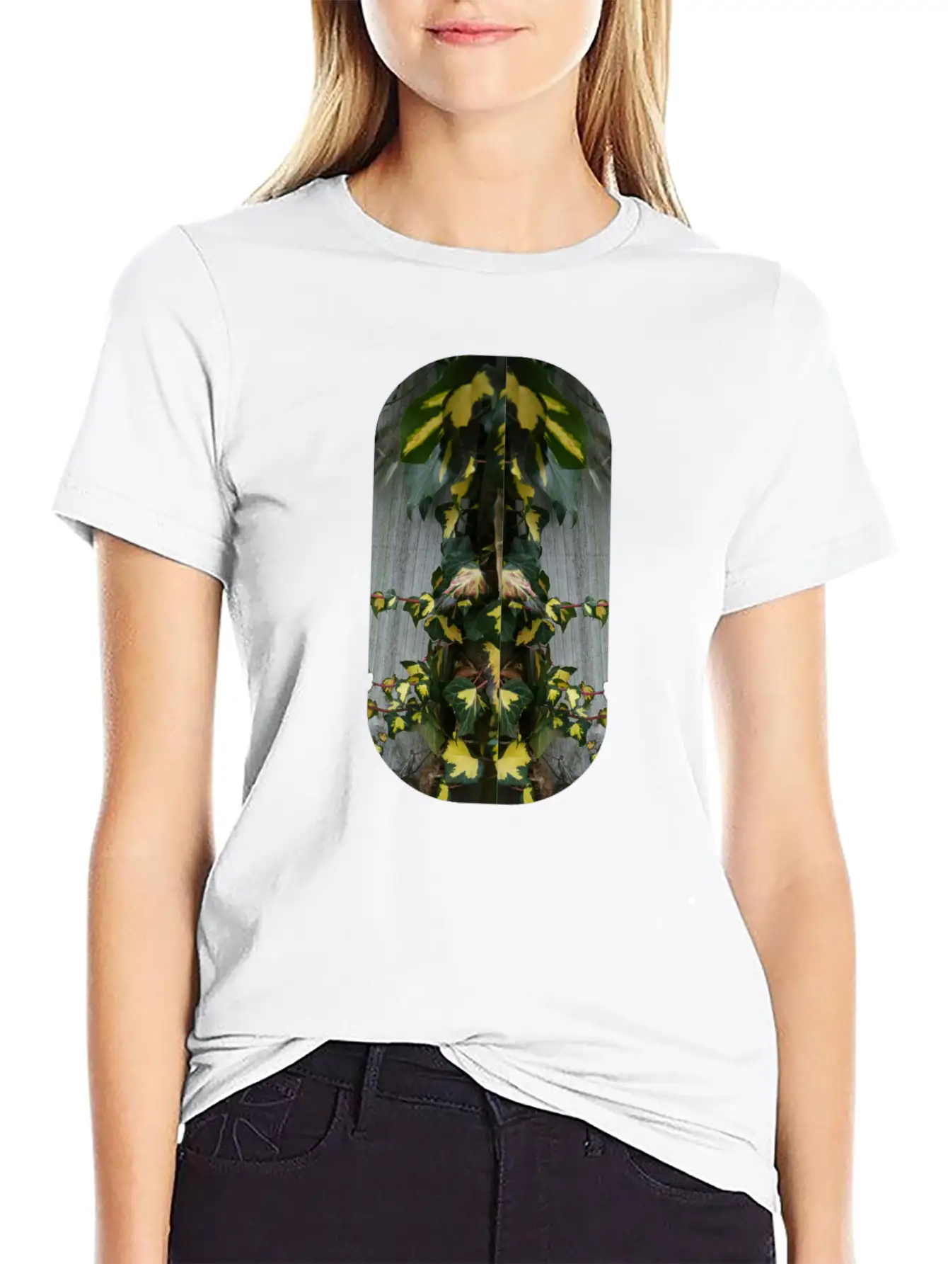 Vines Comfortable Minimalist Graphic Tee – Summer Style Essential