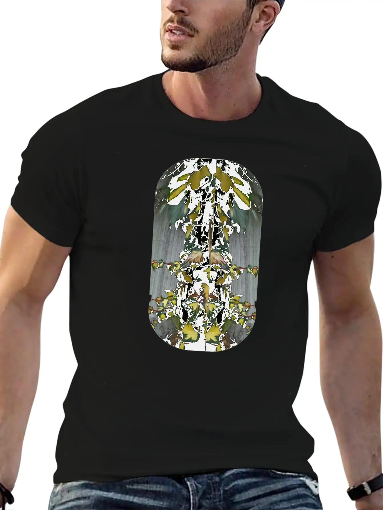 Vines Comfortable Minimalist Graphic Tee – Summer Style Essential
