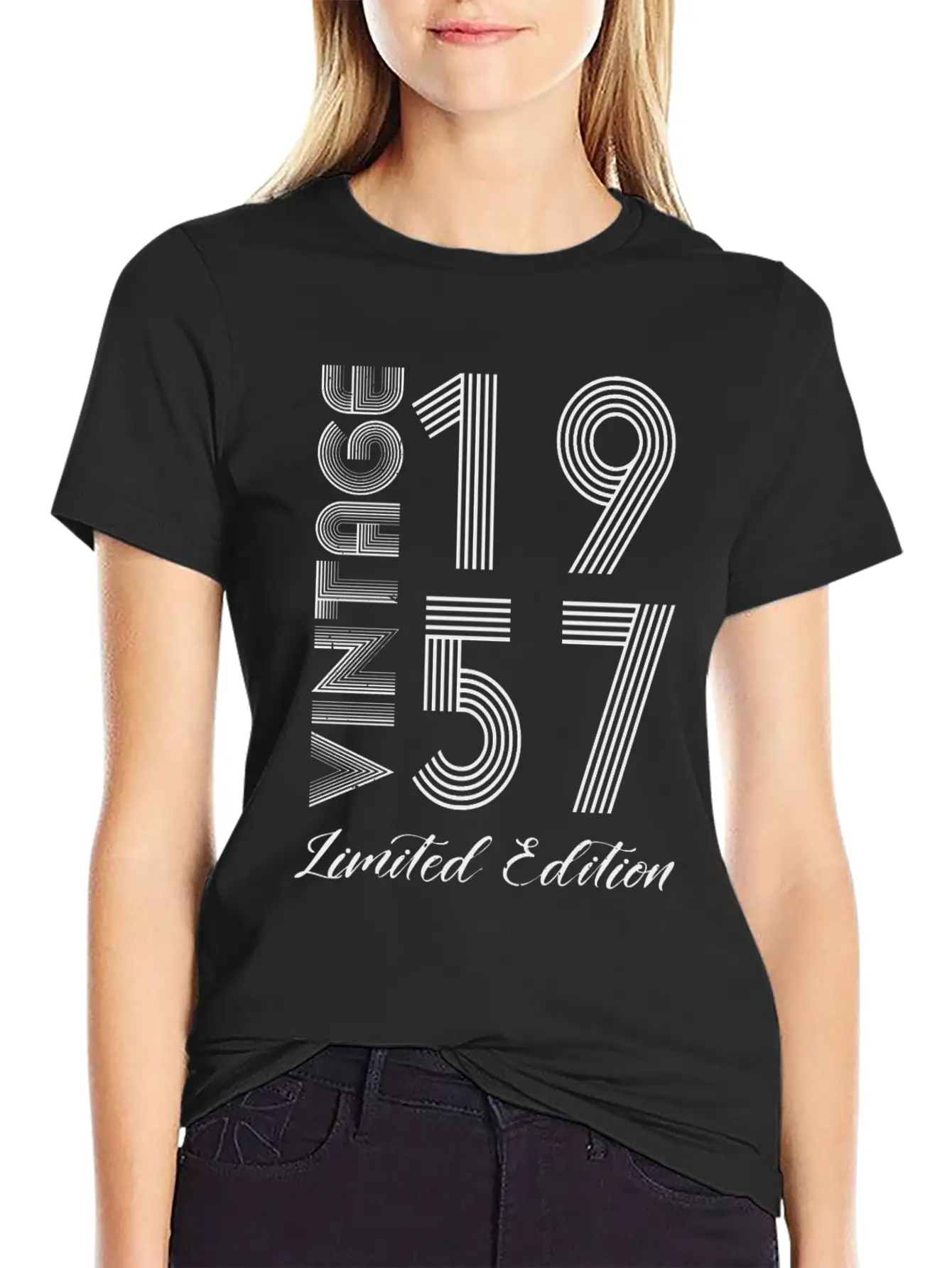Vintage 1957 Vintage Birthday Retro Vintage Unisex Short Sleeve Soft Cotton T-Shirt – Casual Everyday Wear