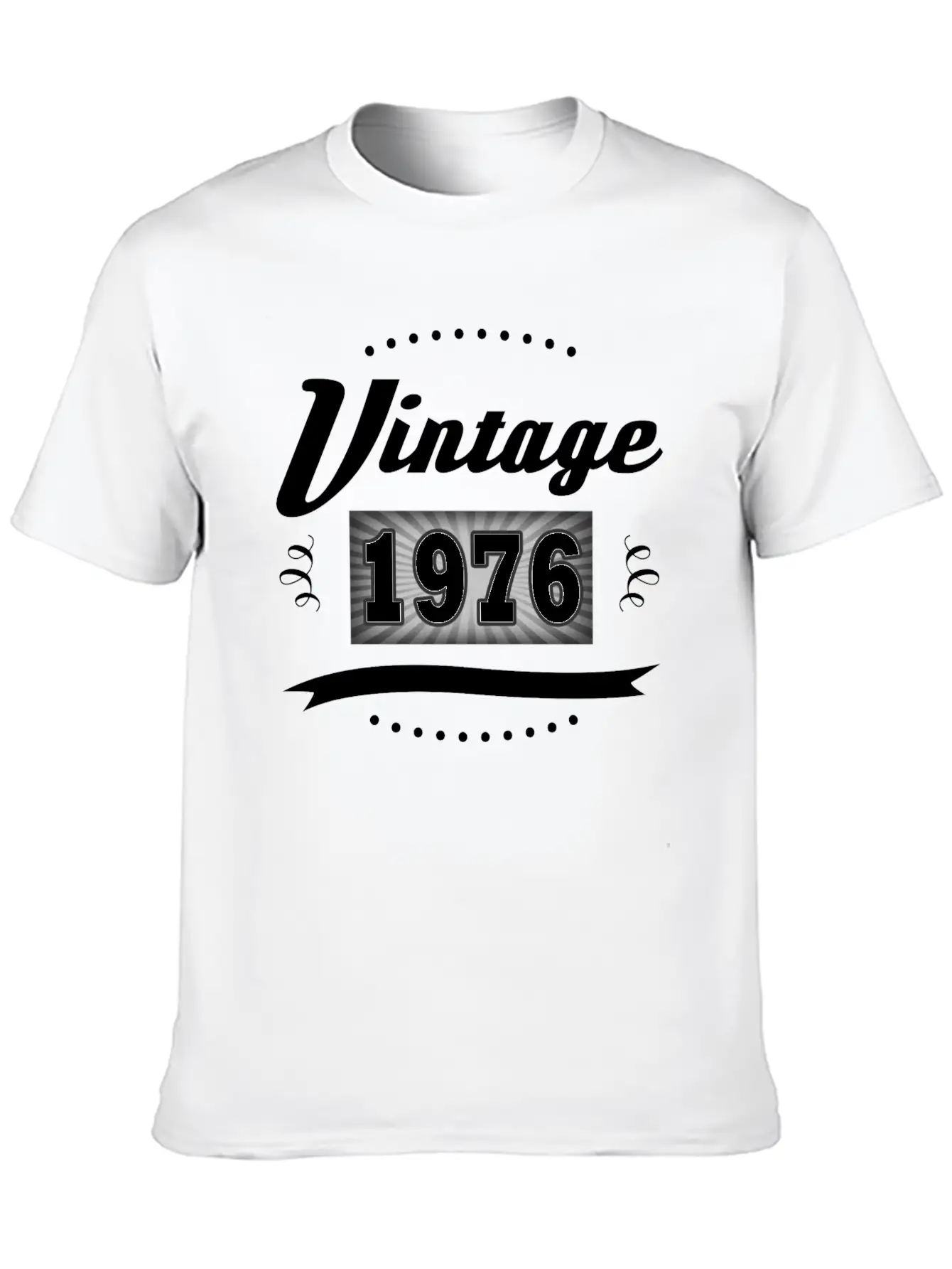 VINTAGE 1976 1.png Unisex Casual T-Shirt – Clean Design For Daily Comfort