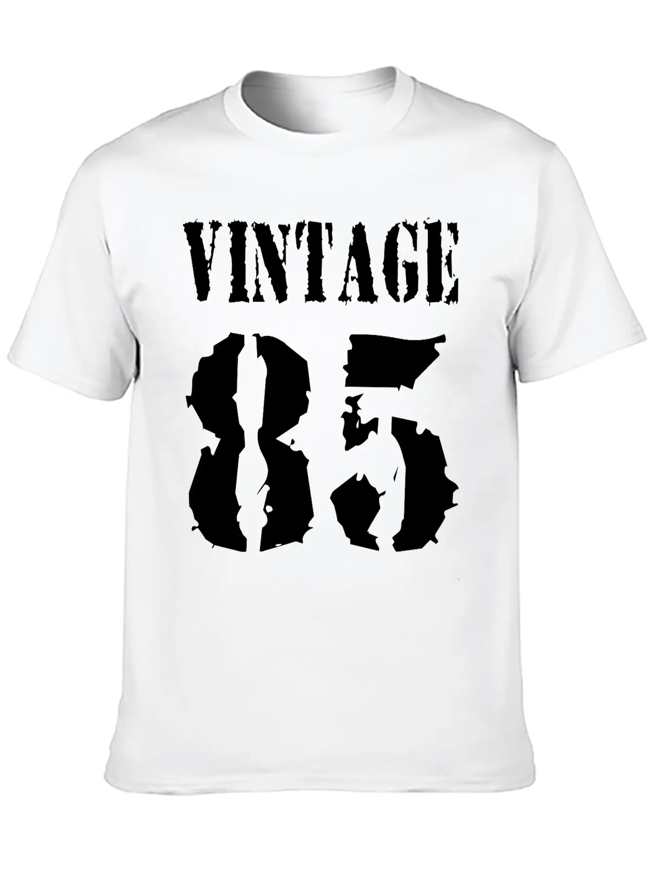 Vintage 1985 - Vintage 85 - Party Vector Unisex Short Sleeve Soft Cotton T-Shirt – Casual Everyday Wear