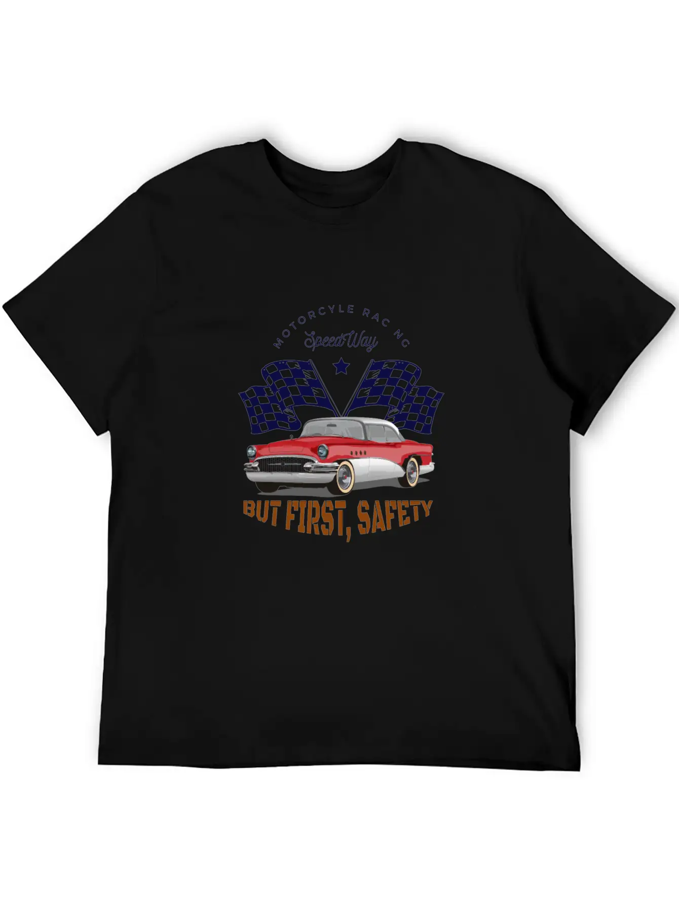 Vintage - But First Safety Unisex Casual T-Shirt – Clean Design For Daily Comfort
