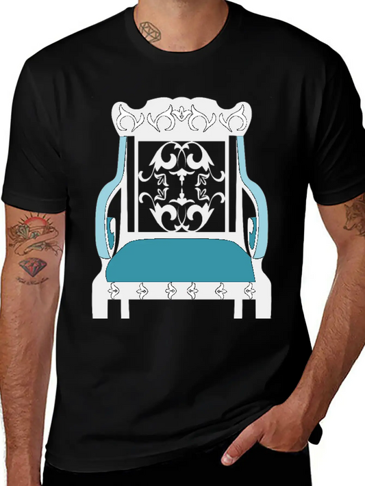 Vintage Chair Unisex Short Sleeve Soft Cotton T-Shirt – Casual Everyday Wear