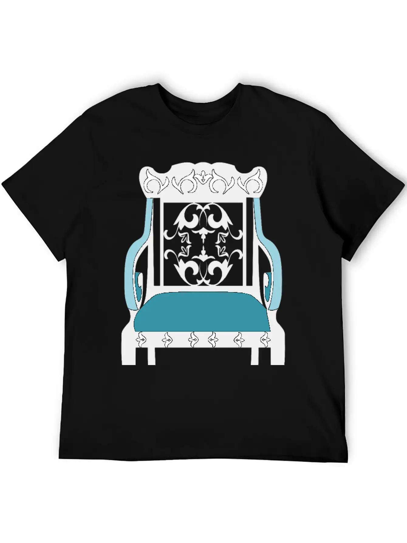 Vintage Chair Unisex Short Sleeve Soft Cotton T-Shirt – Casual Everyday Wear