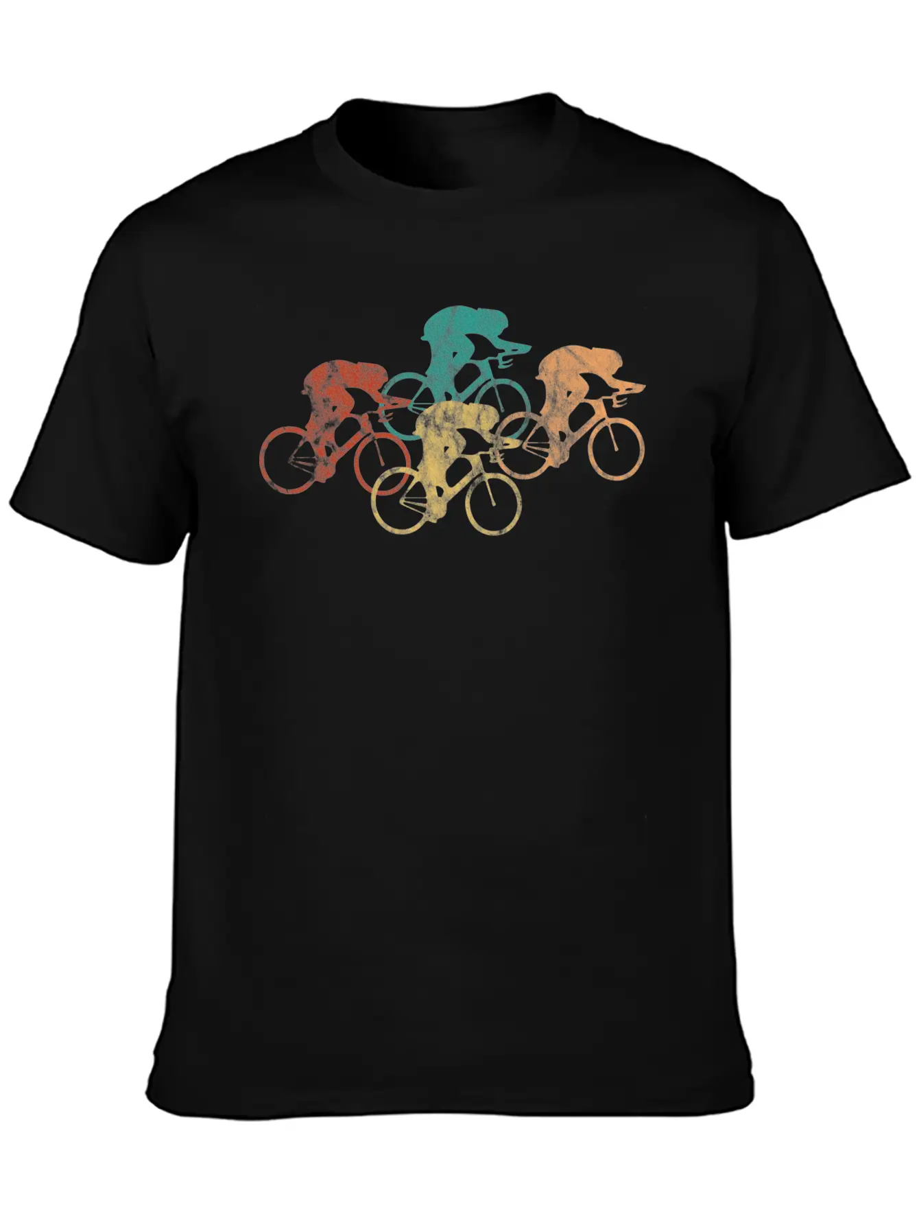 Vintage Cycling Unisex Casual T-Shirt – Clean Design For Daily Comfort