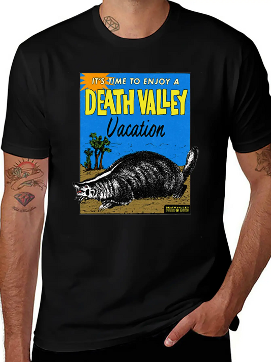 Vintage Death Valley California Relaxed Everyday Tee – Lightweight And Durable Cotton