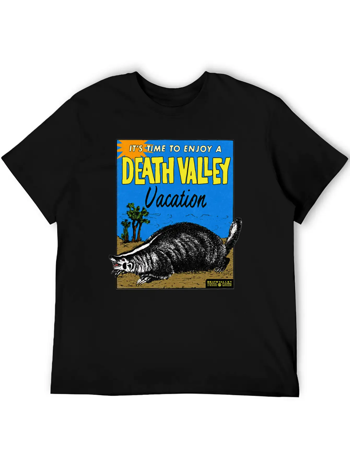 Vintage Death Valley California Relaxed Everyday Tee – Lightweight And Durable Cotton