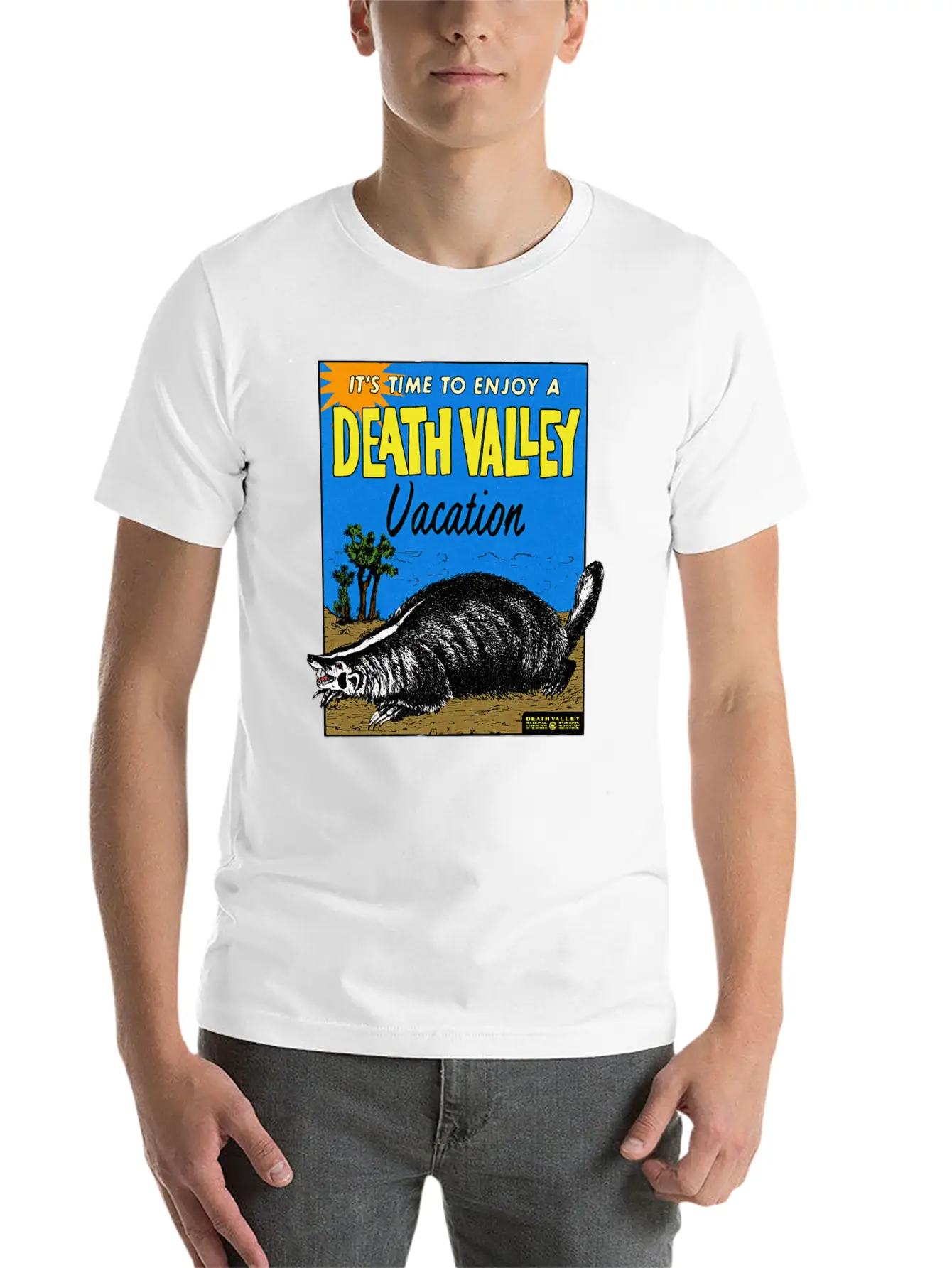Vintage Death Valley California Relaxed Everyday Tee – Lightweight And Durable Cotton