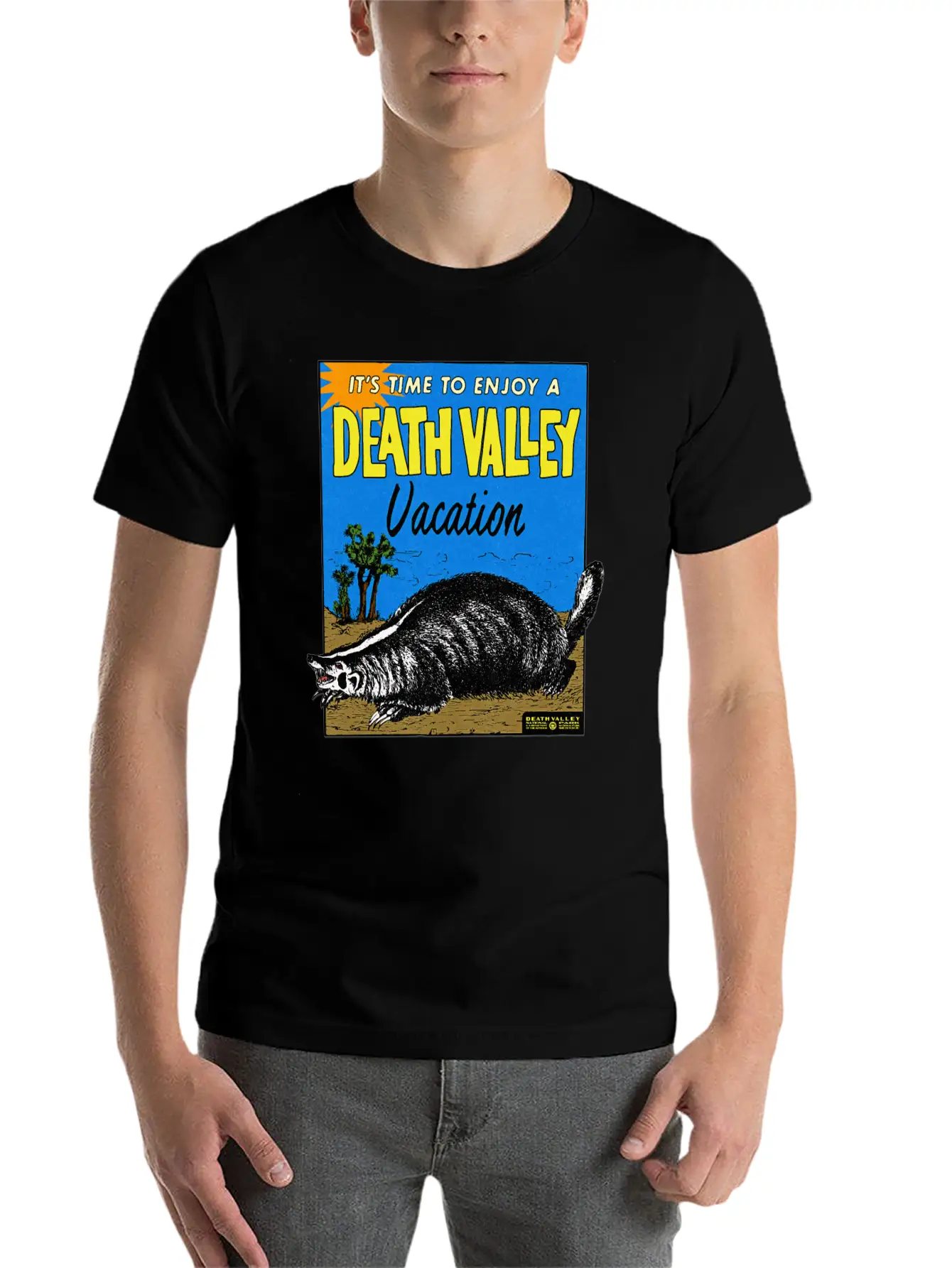 Vintage Death Valley California Relaxed Everyday Tee – Lightweight And Durable Cotton