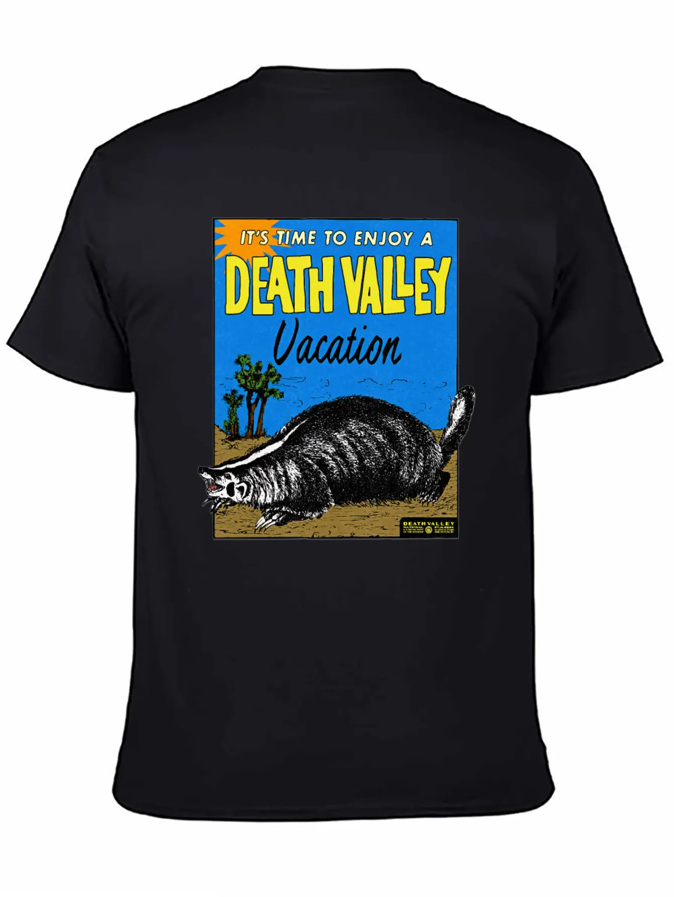 Vintage Death Valley California Relaxed Everyday Tee – Lightweight And Durable Cotton