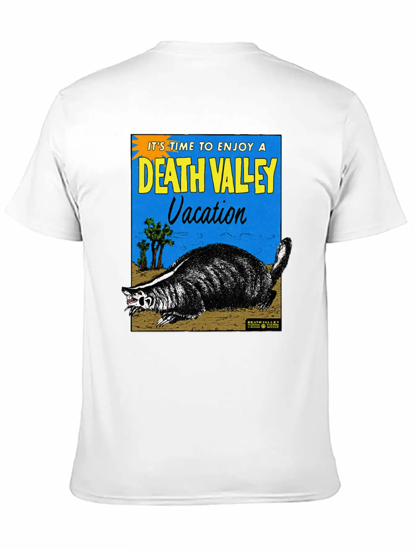 Vintage Death Valley California Relaxed Everyday Tee – Lightweight And Durable Cotton