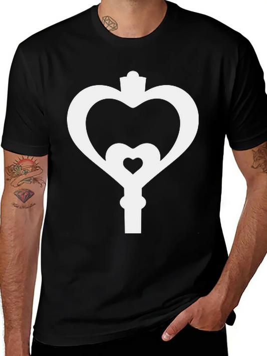 Vintage Key Unisex Casual T-Shirt – Clean Design For Daily Comfort