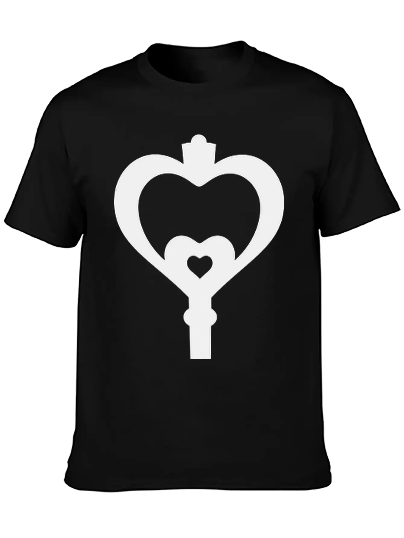 Vintage Key Unisex Casual T-Shirt – Clean Design For Daily Comfort