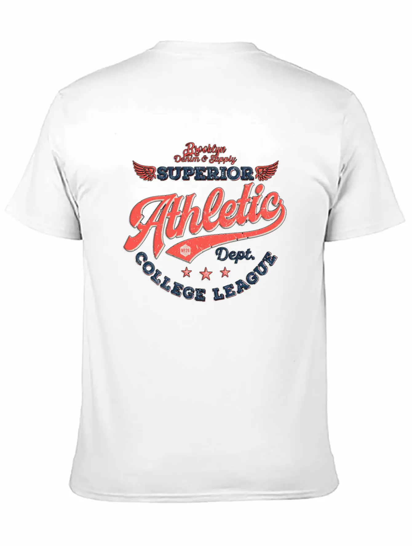 Vintage League Stylish Everyday T-Shirt – Unisex Basic Cotton Tee
