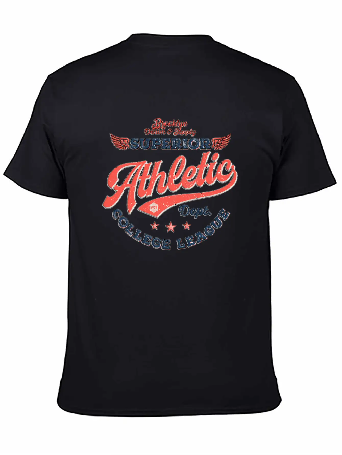 Vintage League Stylish Everyday T-Shirt – Unisex Basic Cotton Tee