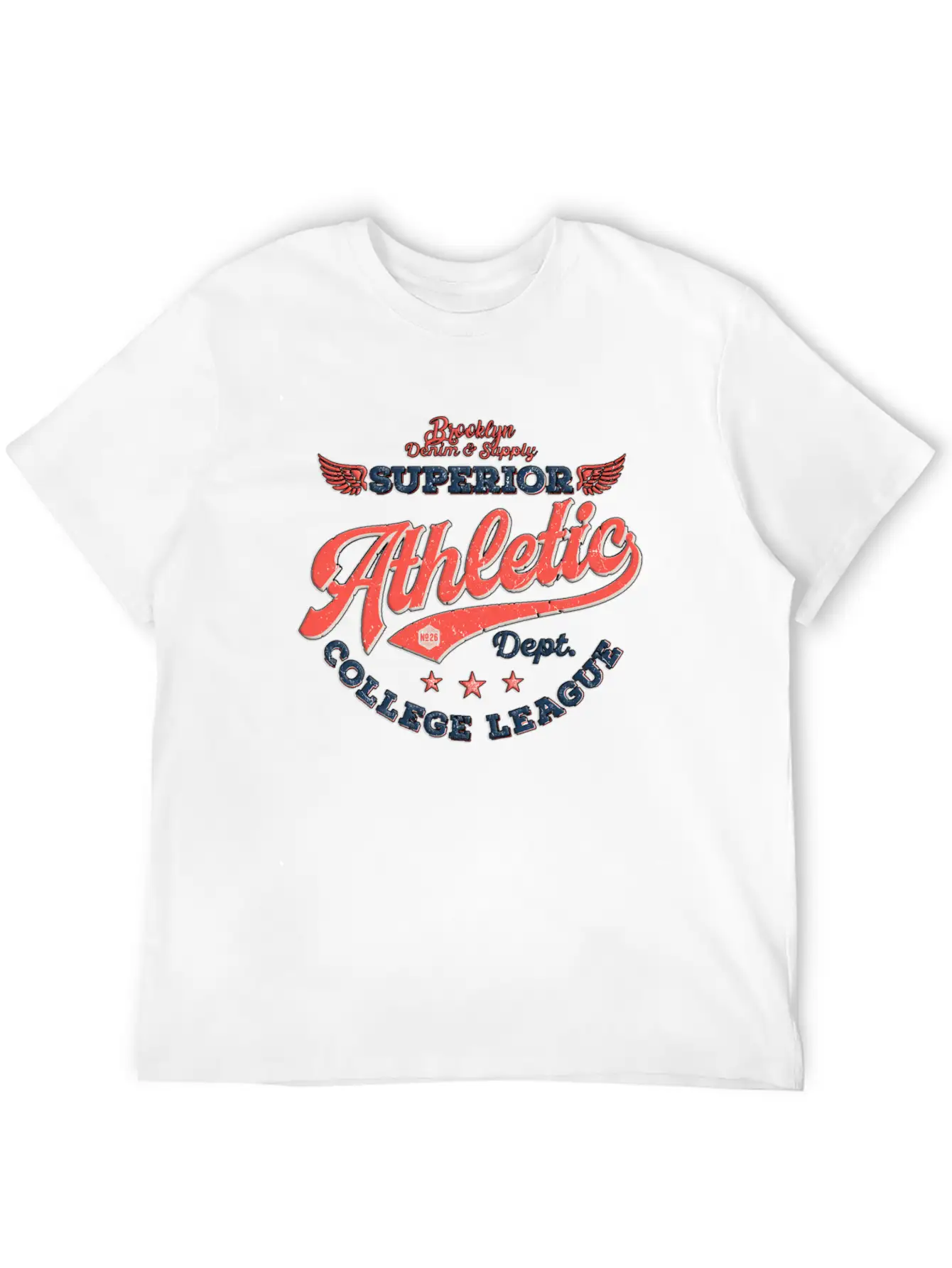 Vintage League Stylish Everyday T-Shirt – Unisex Basic Cotton Tee
