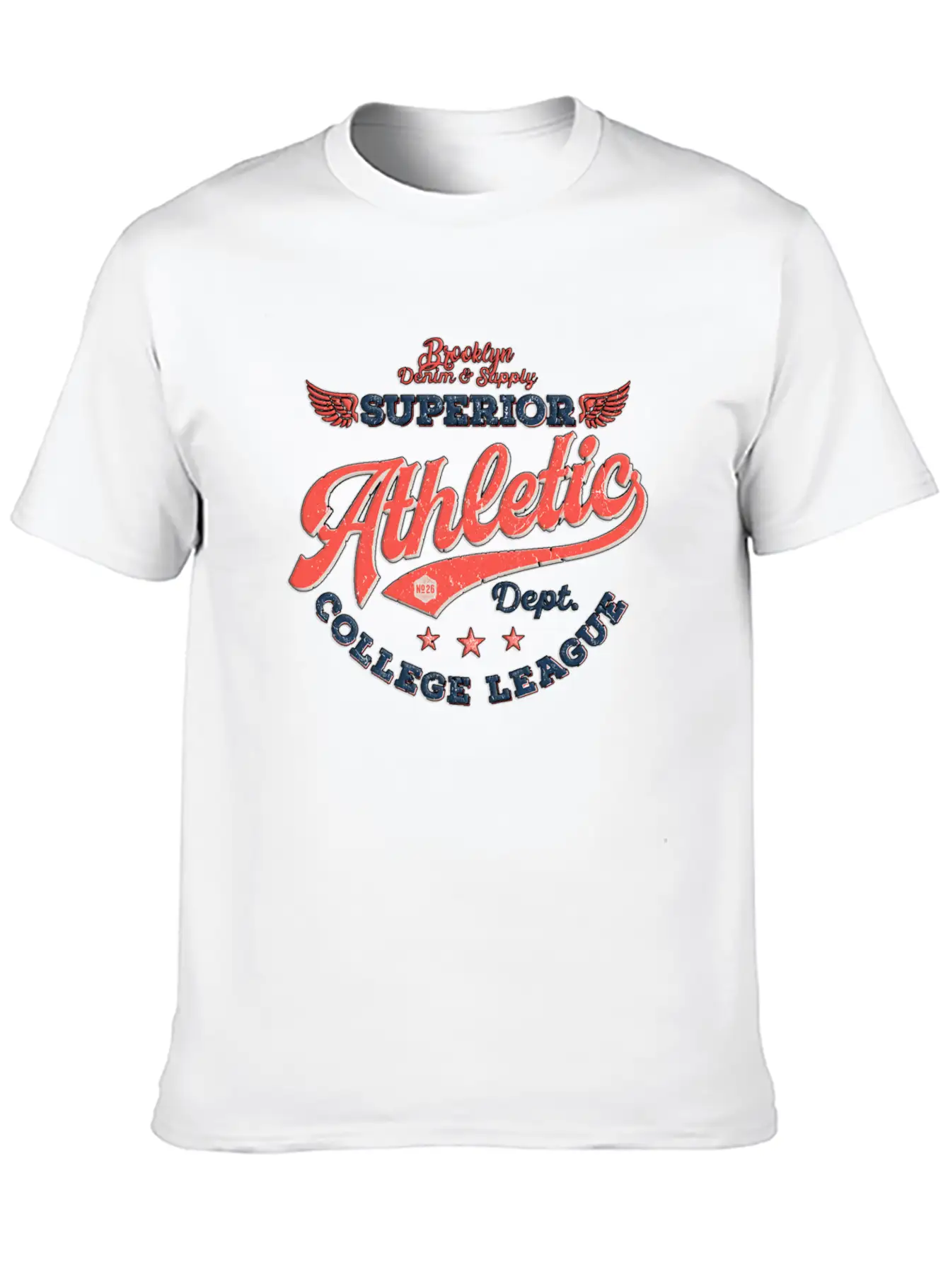 Vintage League Stylish Everyday T-Shirt – Unisex Basic Cotton Tee