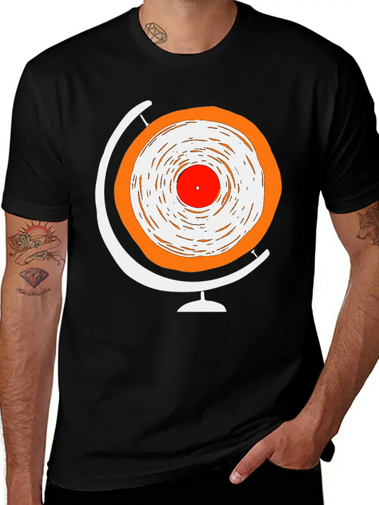 Vintage Music Mens Graphic Tee For Music Lovers Gi Stylish Everyday T-Shirt – Unisex Basic Cotton Tee
