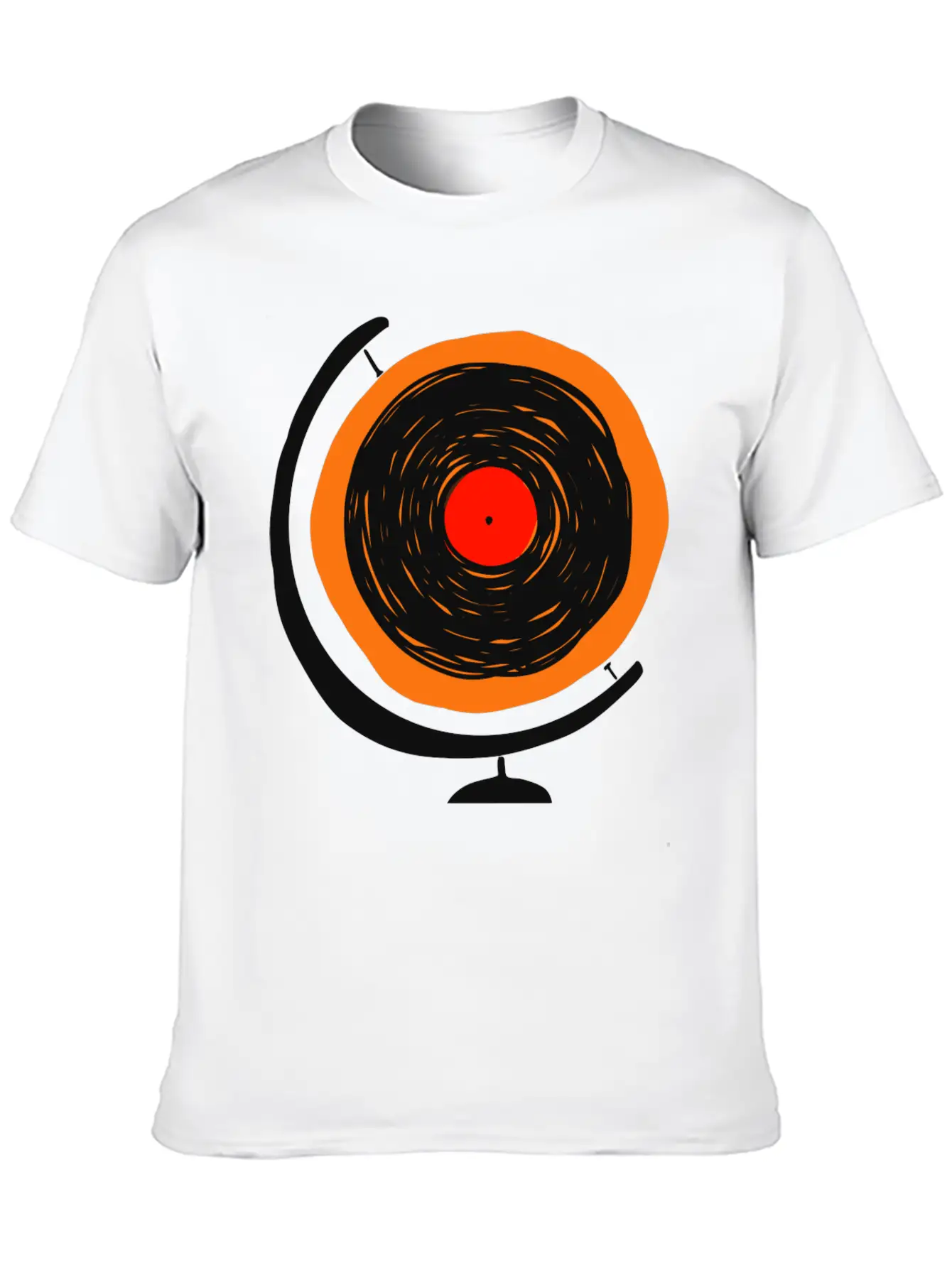 Vintage Music Mens Graphic Tee For Music Lovers Gi Stylish Everyday T-Shirt – Unisex Basic Cotton Tee