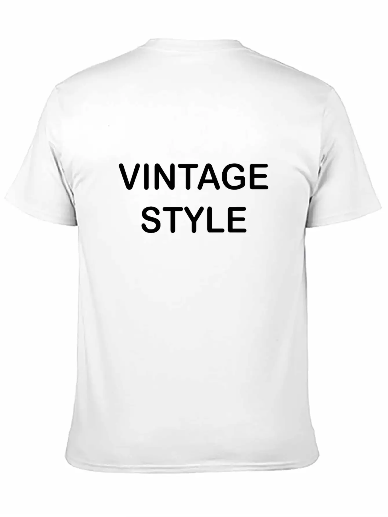 VINTAGE STYLE Basic Graphic T-Shirt – Daily Comfort In Soft Cotton
