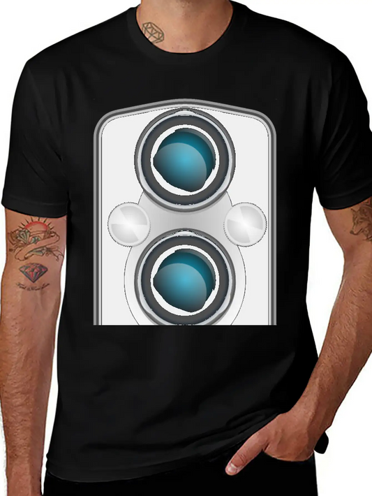 Vintage TLR Camera Front Plate Stylish Everyday T-Shirt – Unisex Basic Cotton Tee