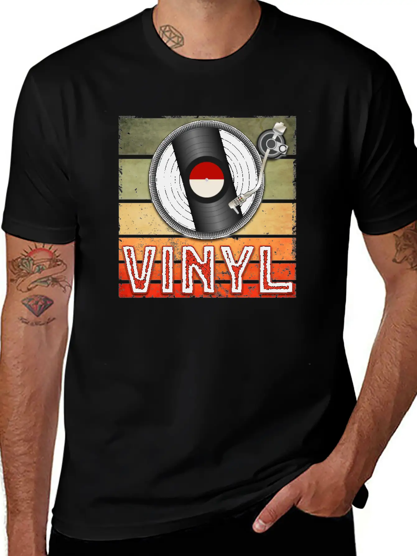 Vintage Vinyl Essential Unisex Summer Tee – Soft Cotton Casual Fit
