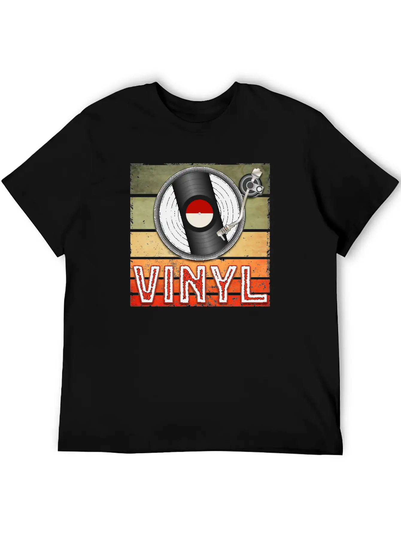 Vintage Vinyl Essential Unisex Summer Tee – Soft Cotton Casual Fit