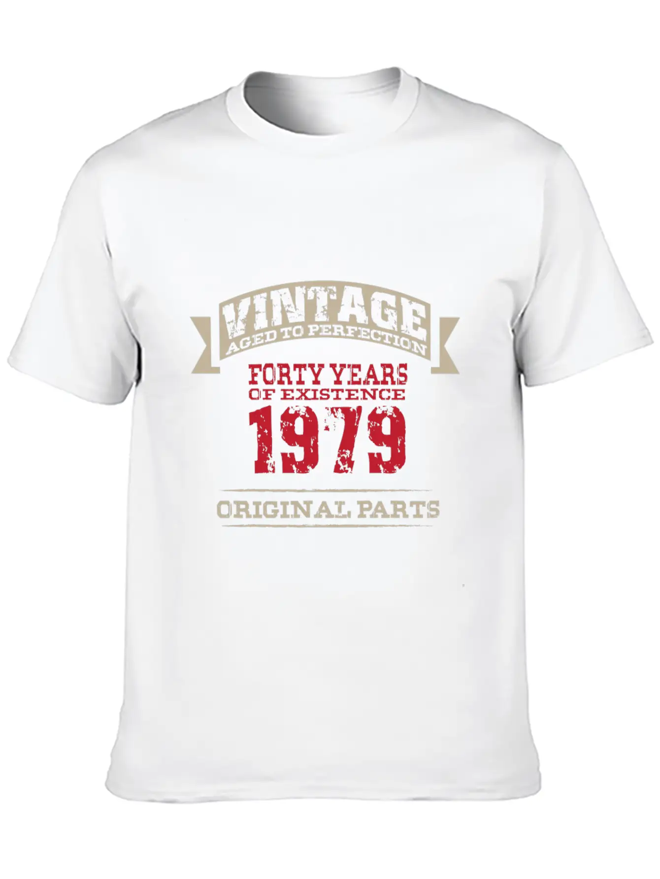 Vintaged Aged To Perfection - Bithday Celebrant Gi Unisex Short Sleeve Soft Cotton T-Shirt – Casual Everyday Wear