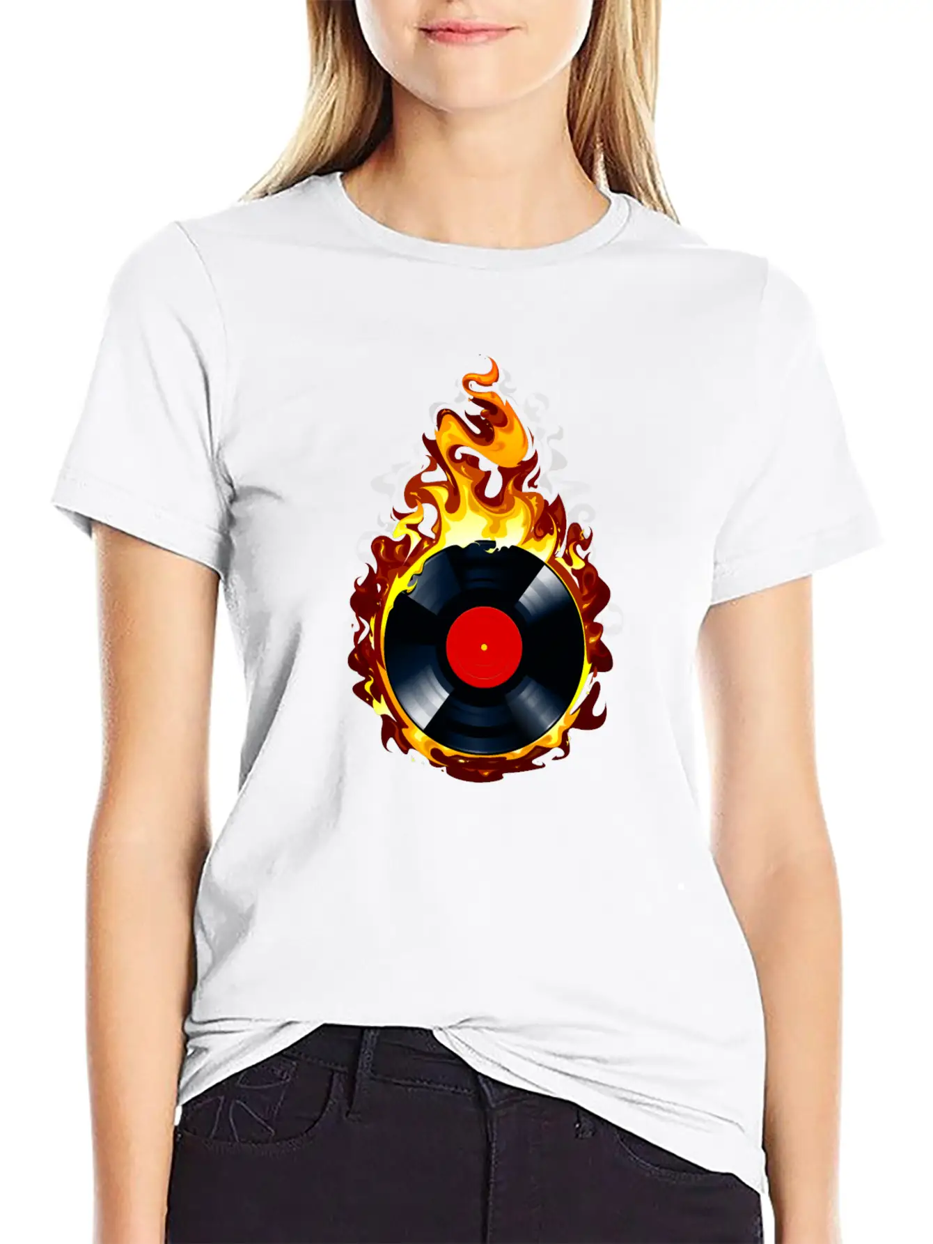 Vinyl 1 F Timeless Short Sleeve Tee – Comfy And Minimalist Design