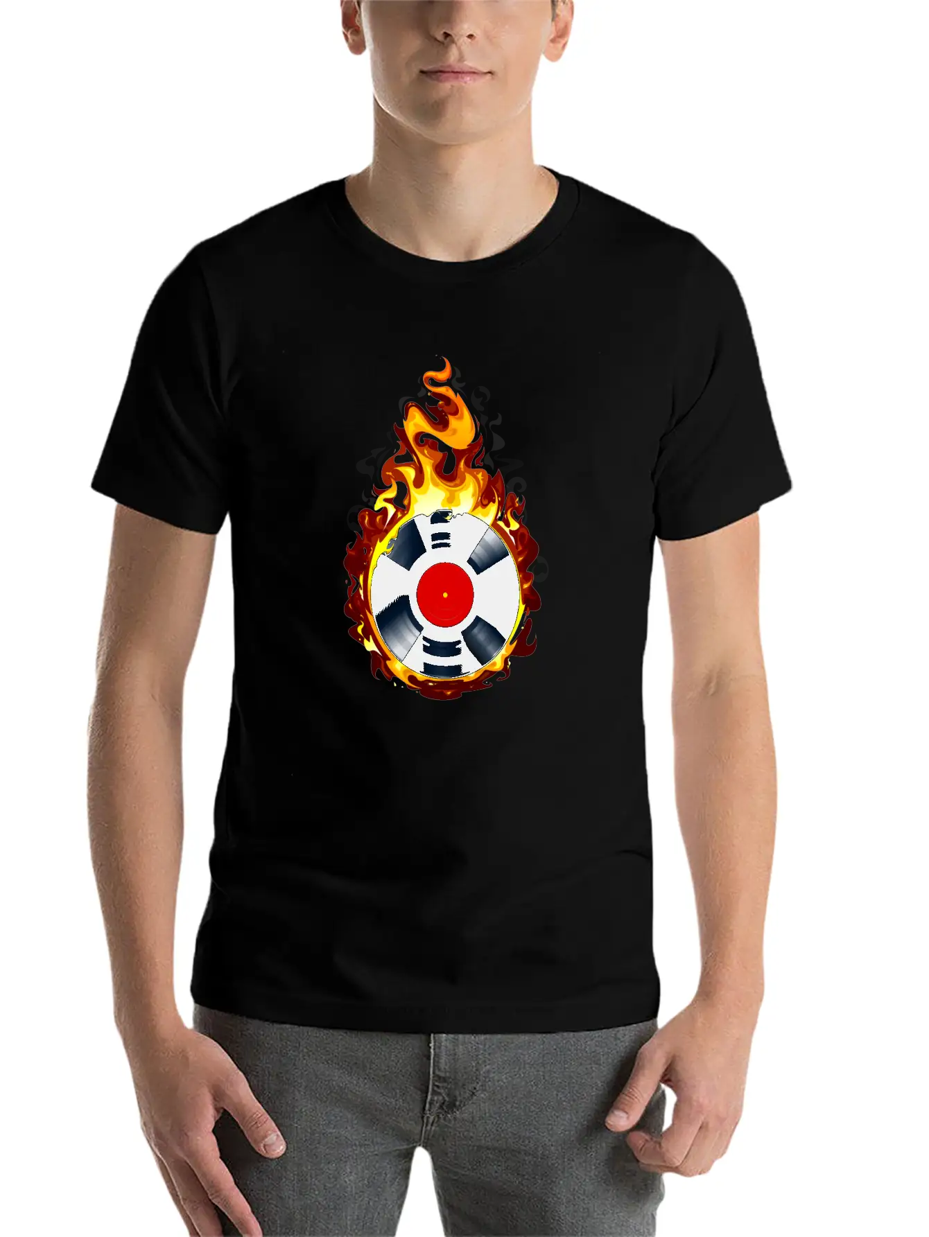 Vinyl 1 F Timeless Short Sleeve Tee – Comfy And Minimalist Design