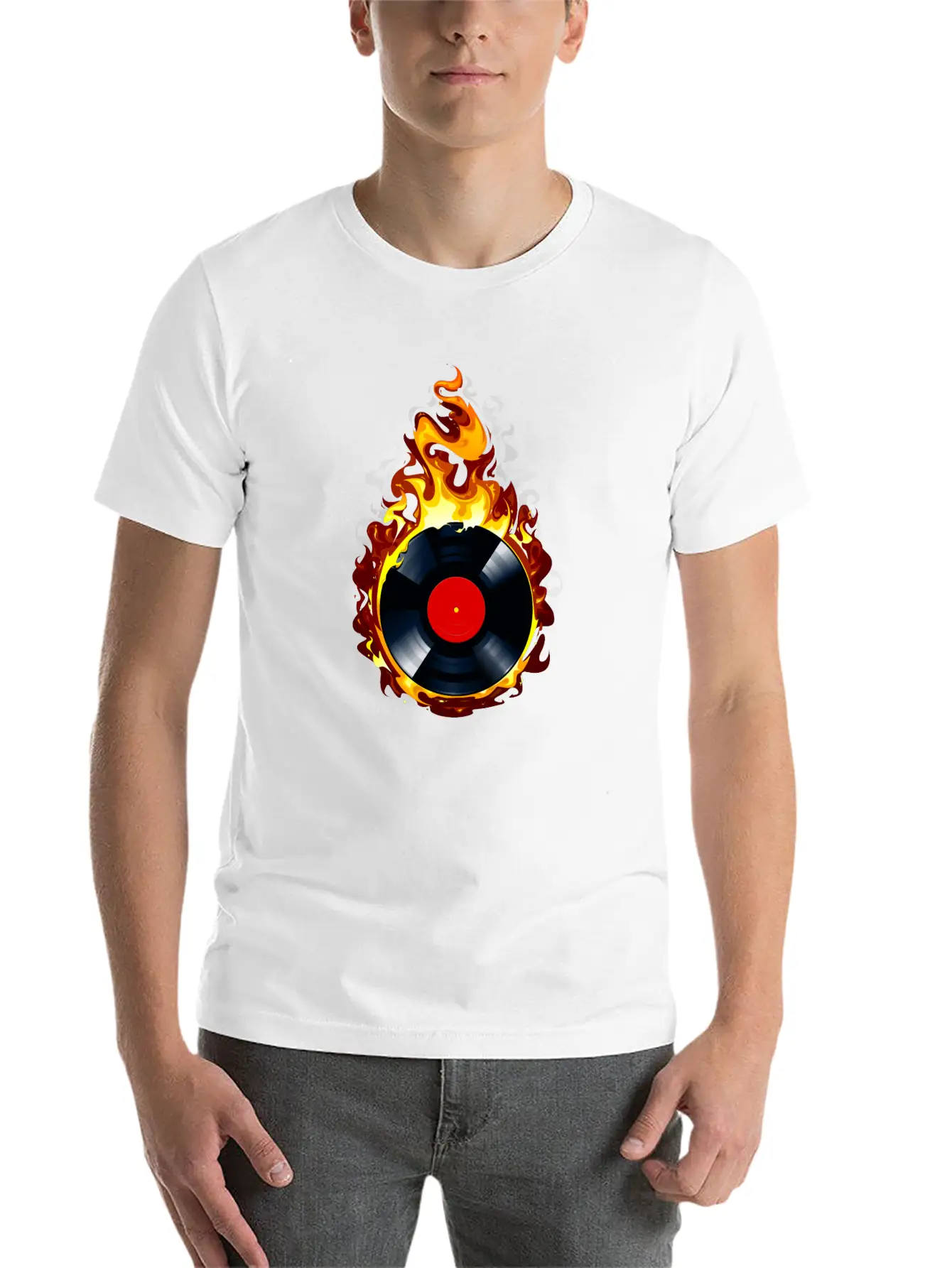 Vinyl 1 F Timeless Short Sleeve Tee – Comfy And Minimalist Design