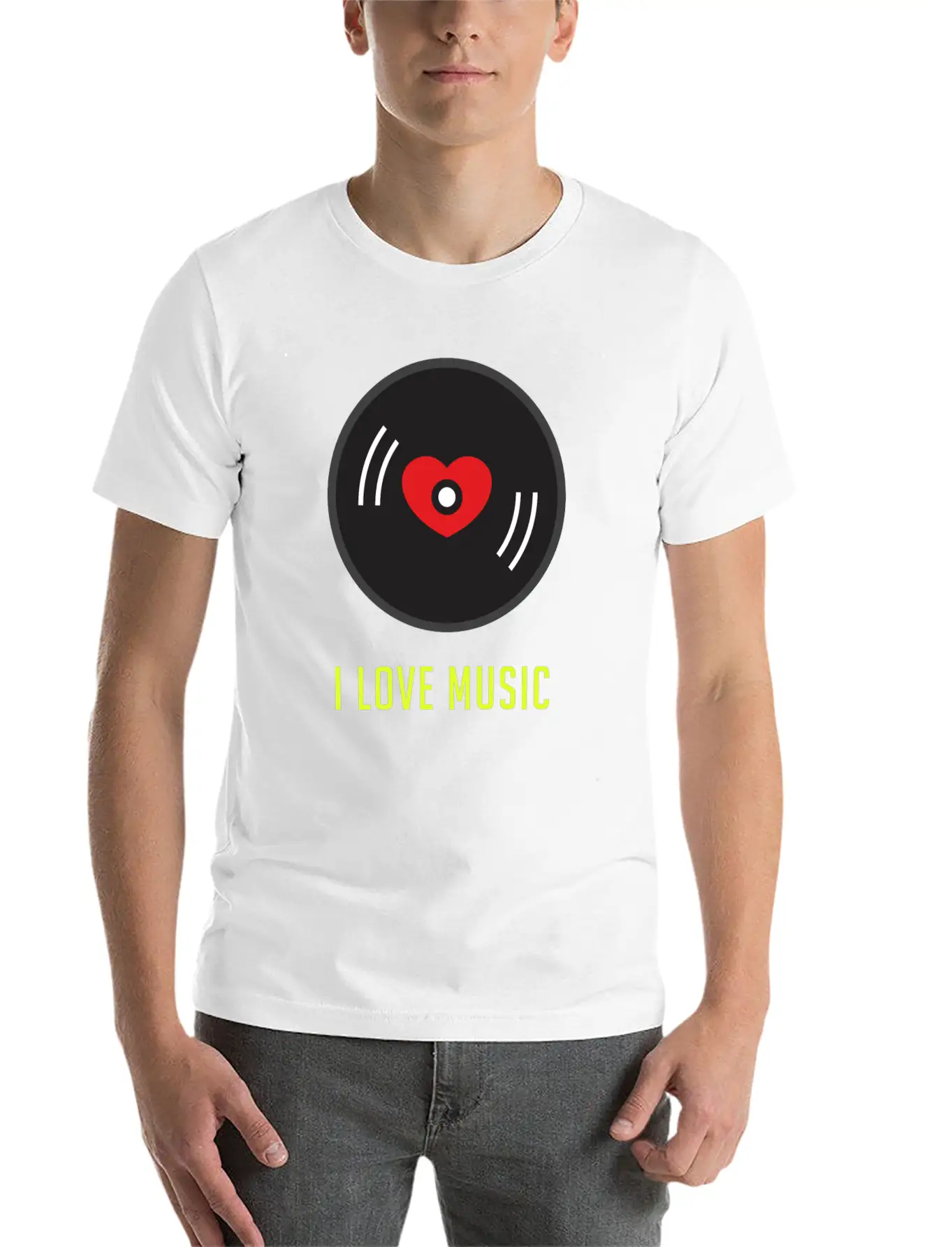 Vinyl 8 F Unisex Short Sleeve Soft Cotton T-Shirt – Casual Everyday Wear